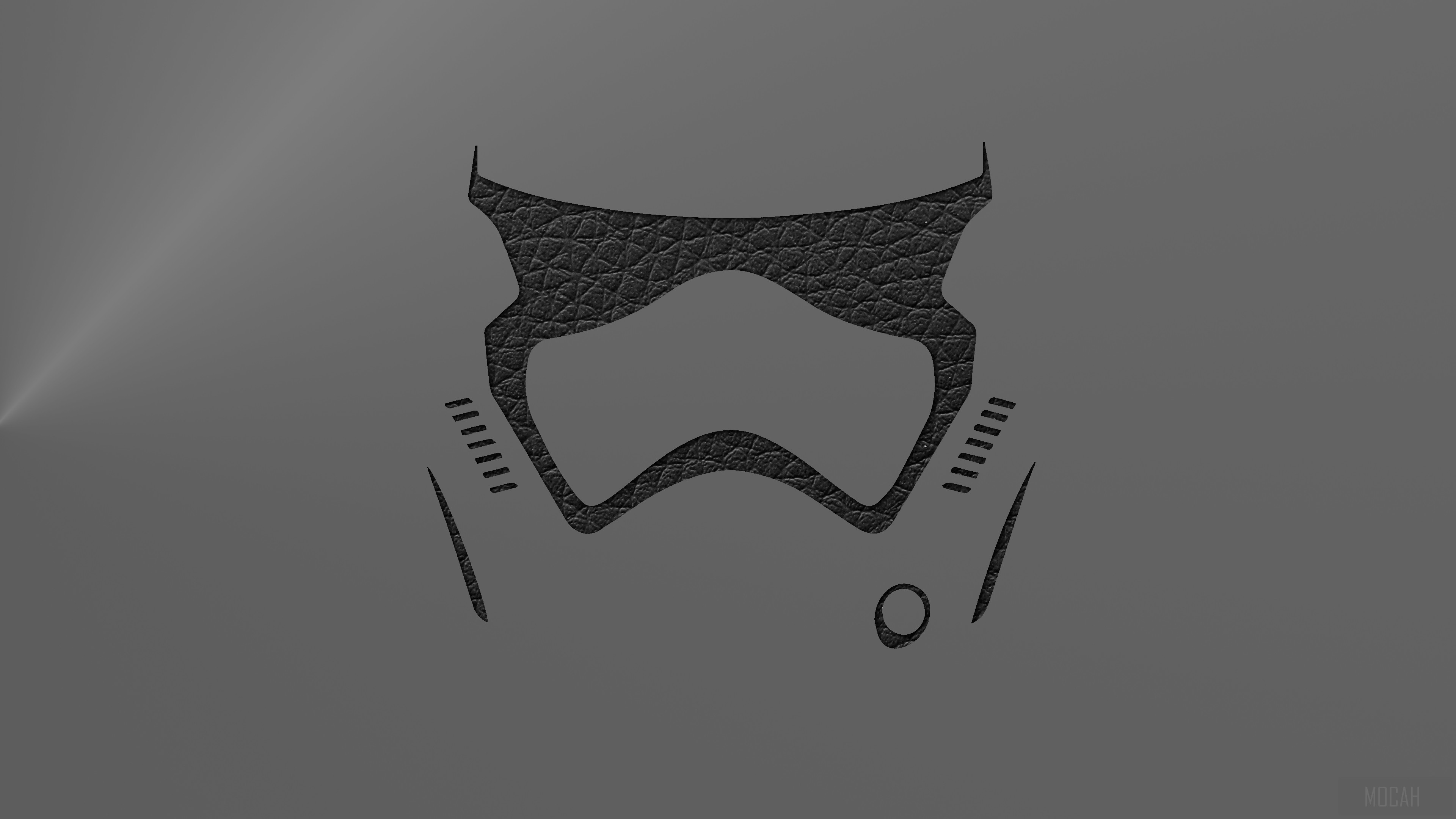 Stormtrooper Helmet Minimalism 4K HD Wallpaper
