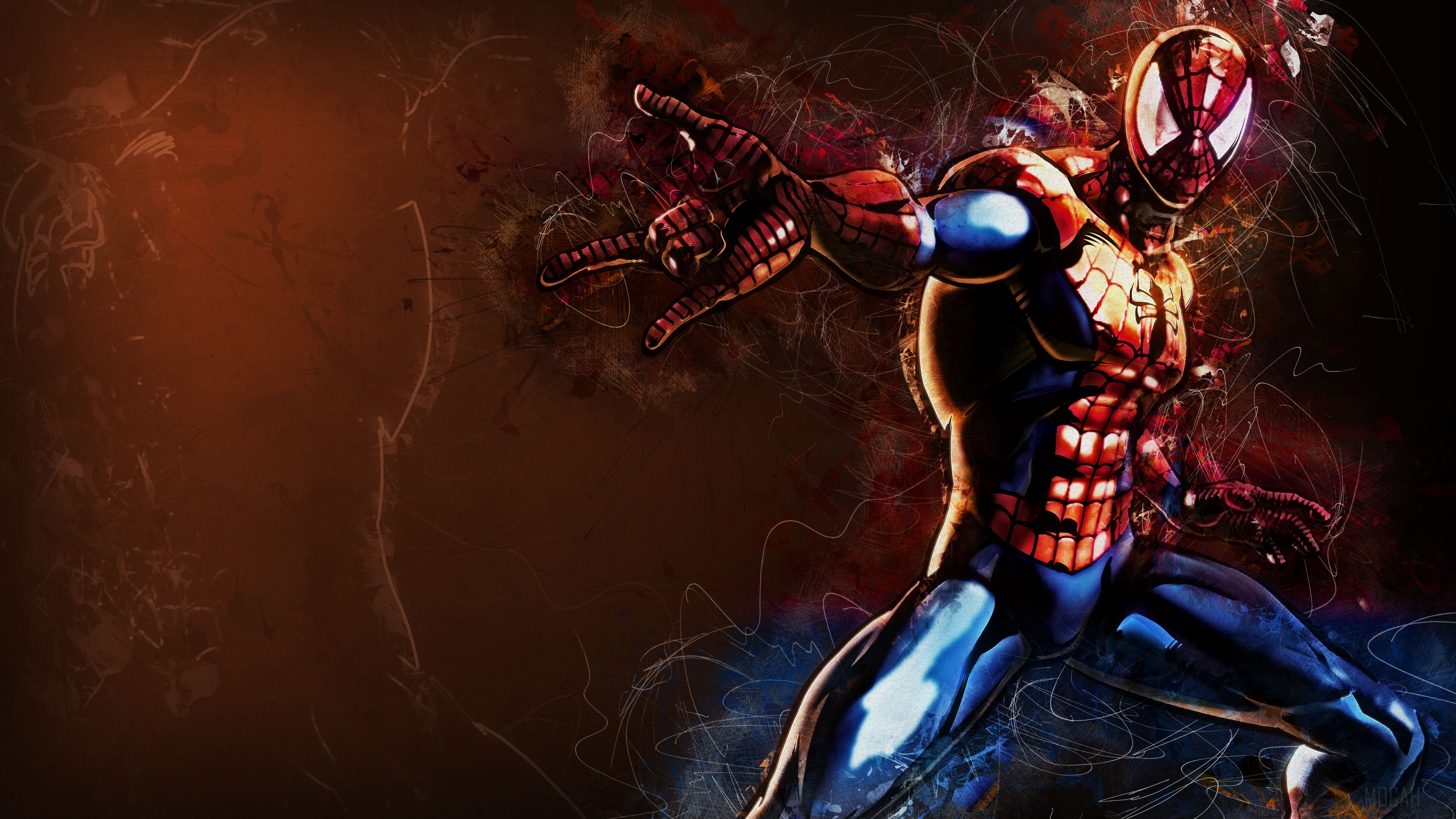 Spiderman Art HD Wallpaper