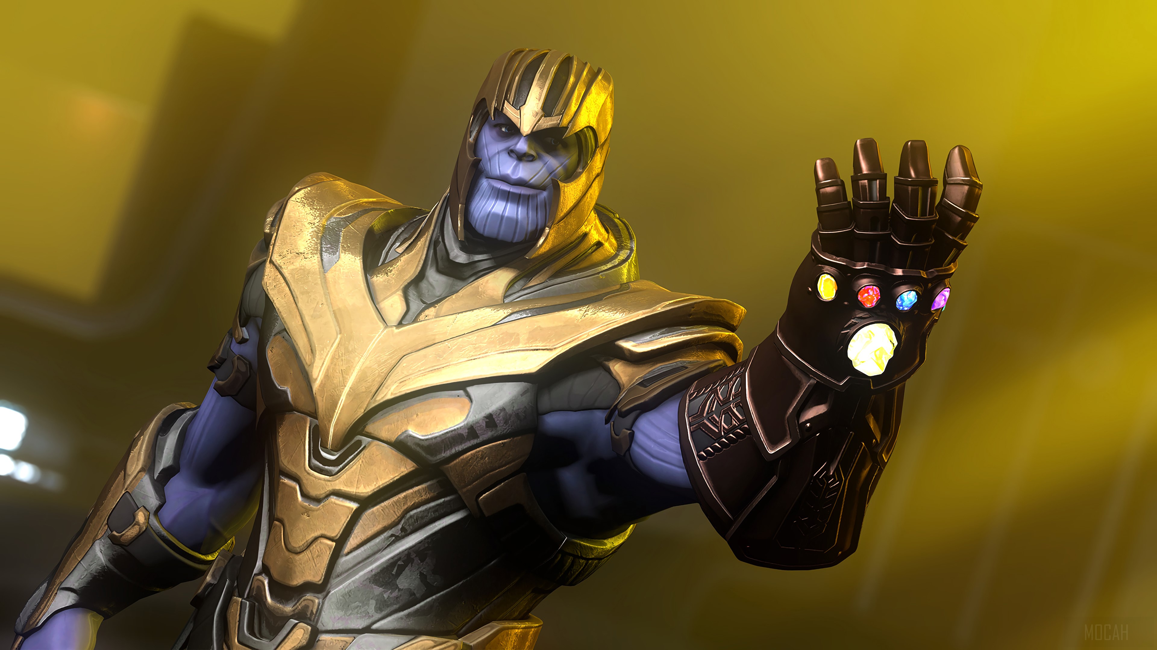 Thanos with the Infinity Gauntlet 4K HD Wallpaper