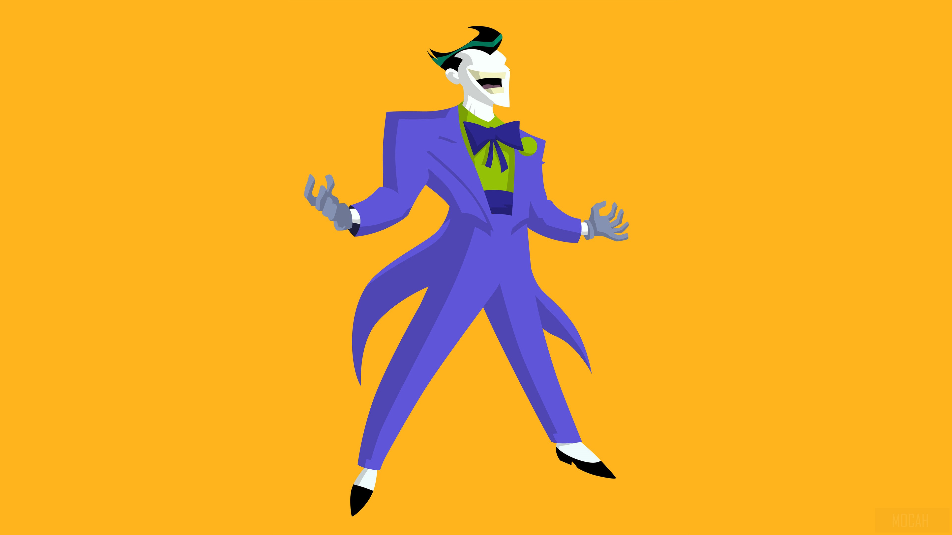 Joker in Vector Style 4K HD Wallpaper