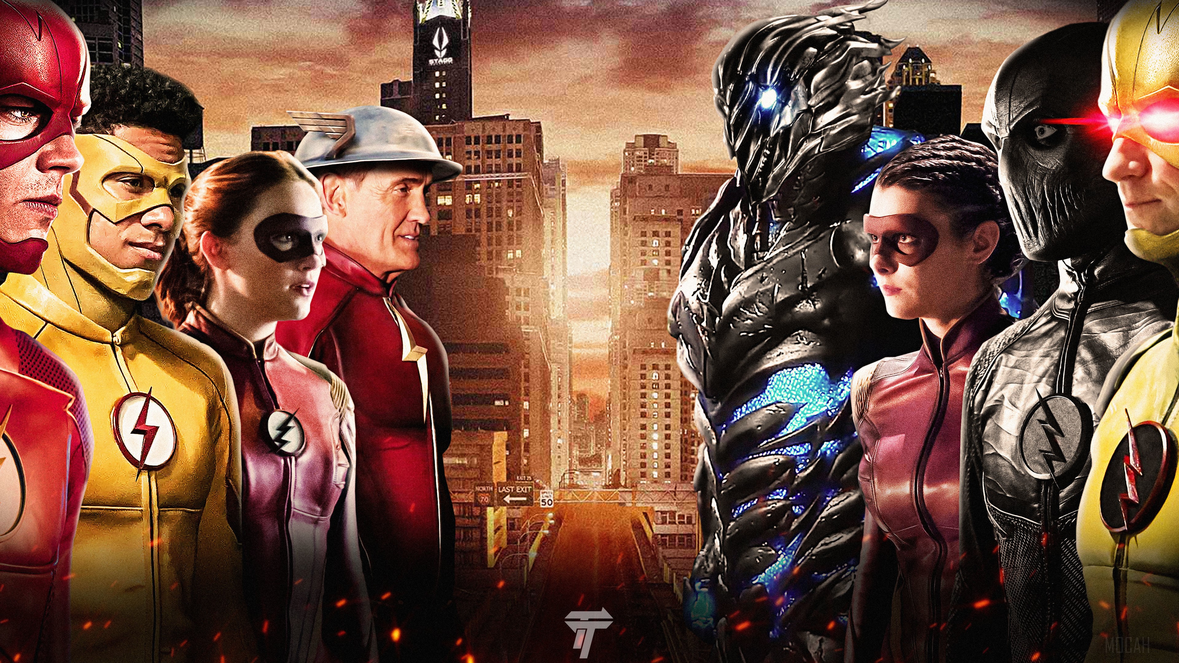 Speedsters Vs Evil Speedsters HD Wallpaper