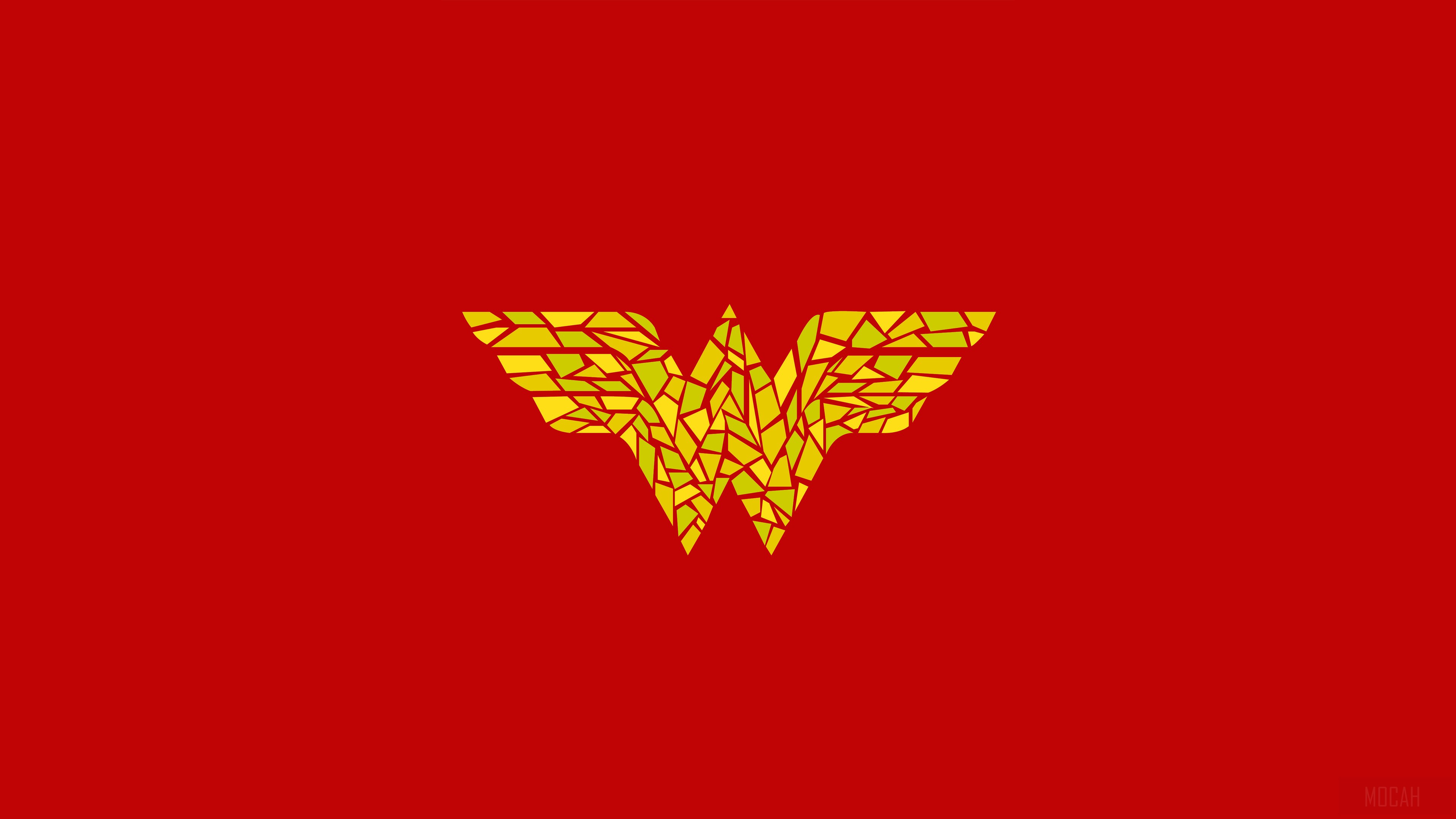 Wonder Woman Logo Artwork HD Wallpaper