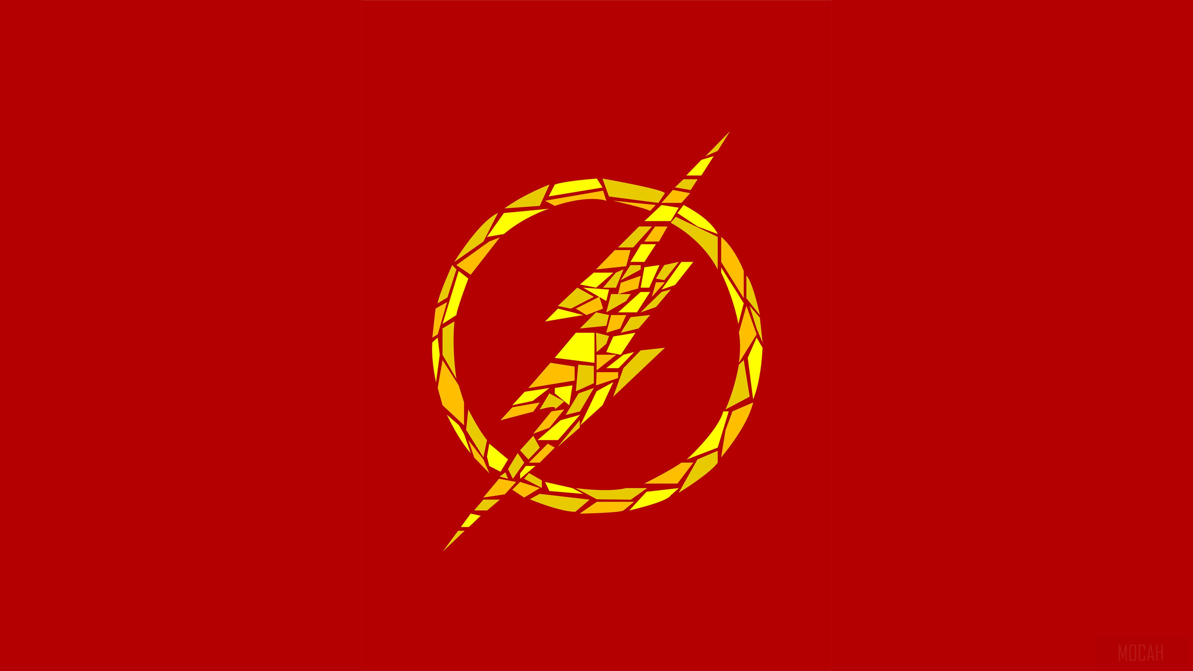 The Flash Logo Artwork HD Wallpaper
