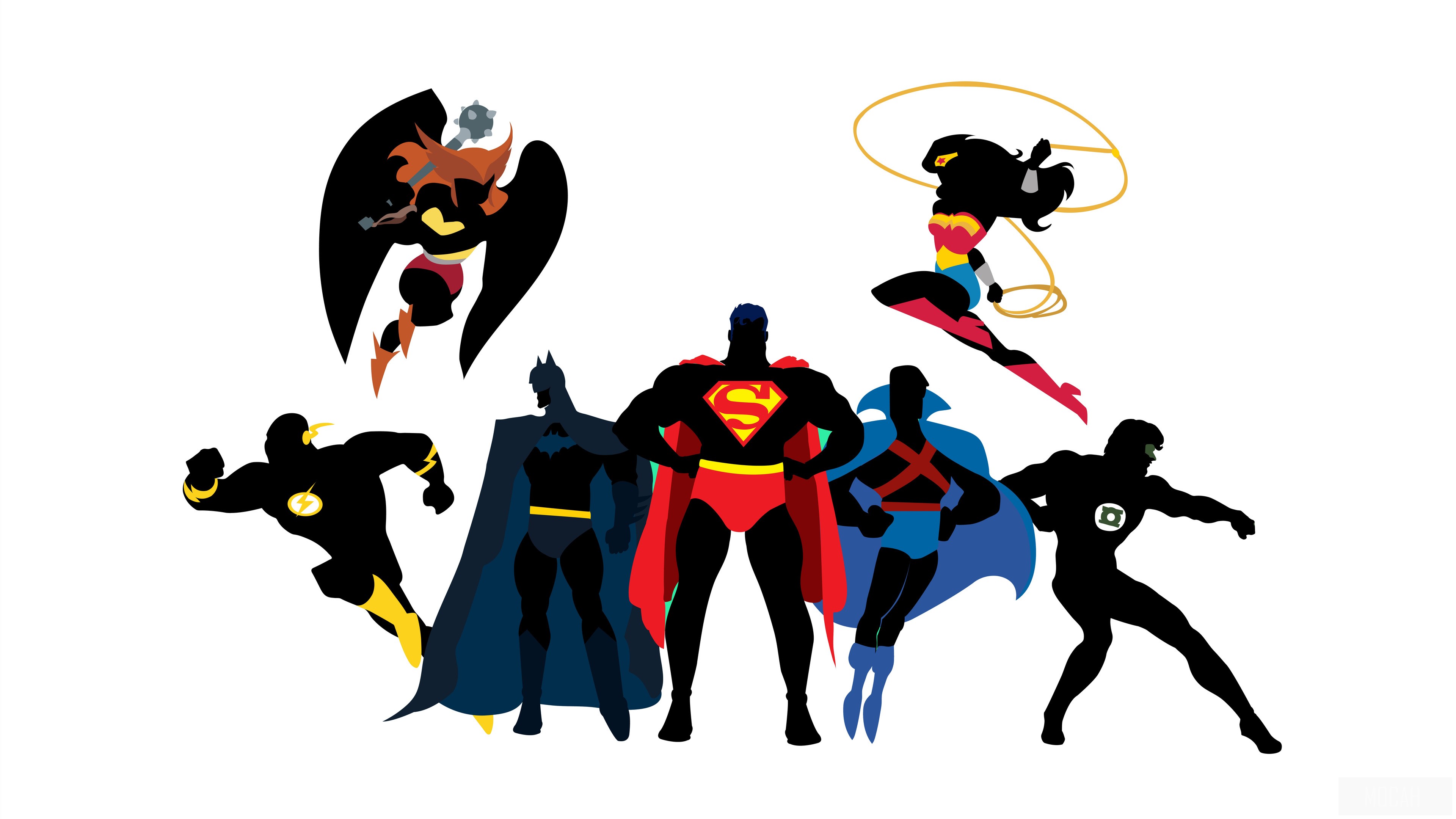 Dc Superheroes Artwork HD Wallpaper