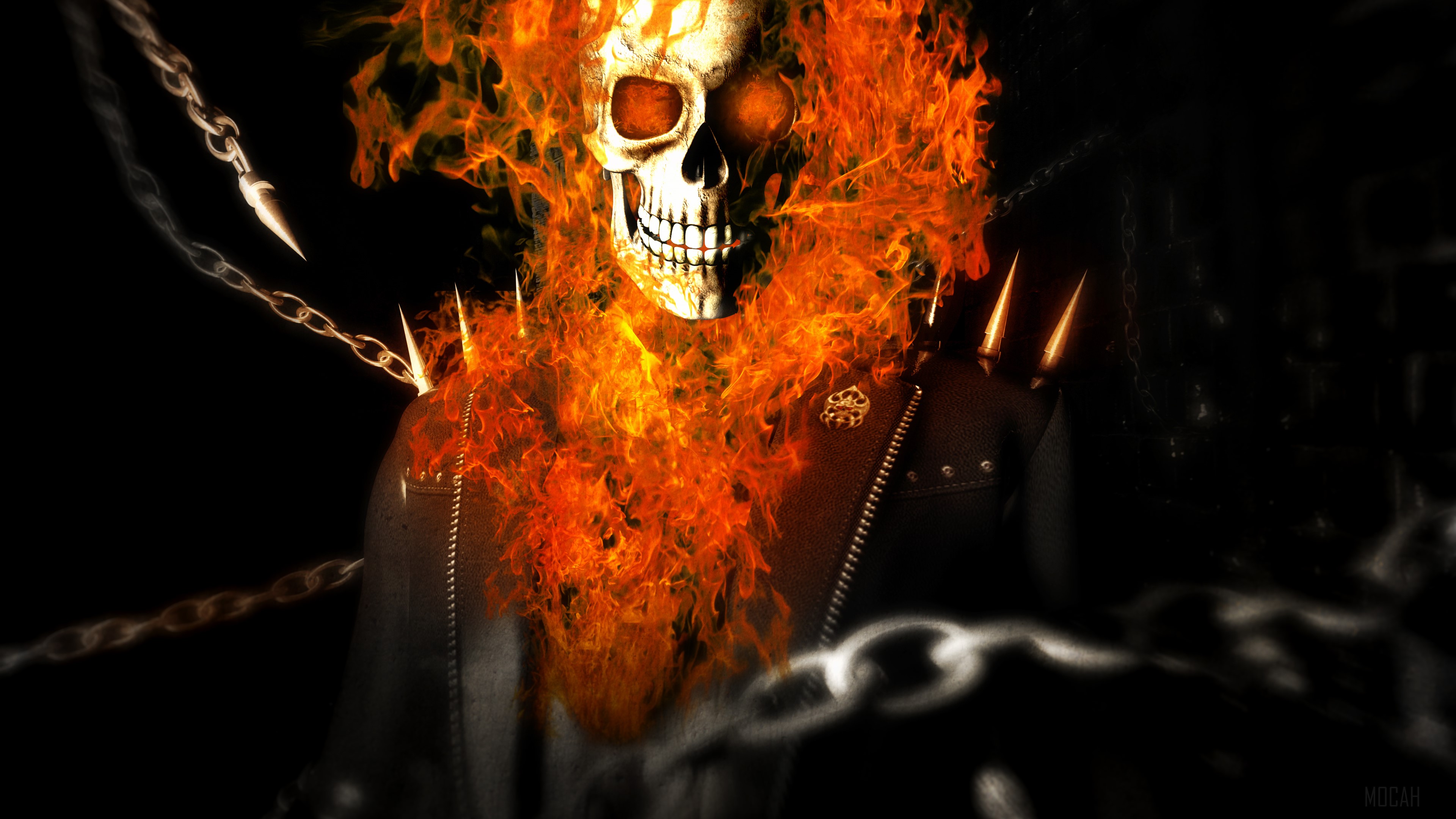 Ghost Rider Art HD Wallpaper