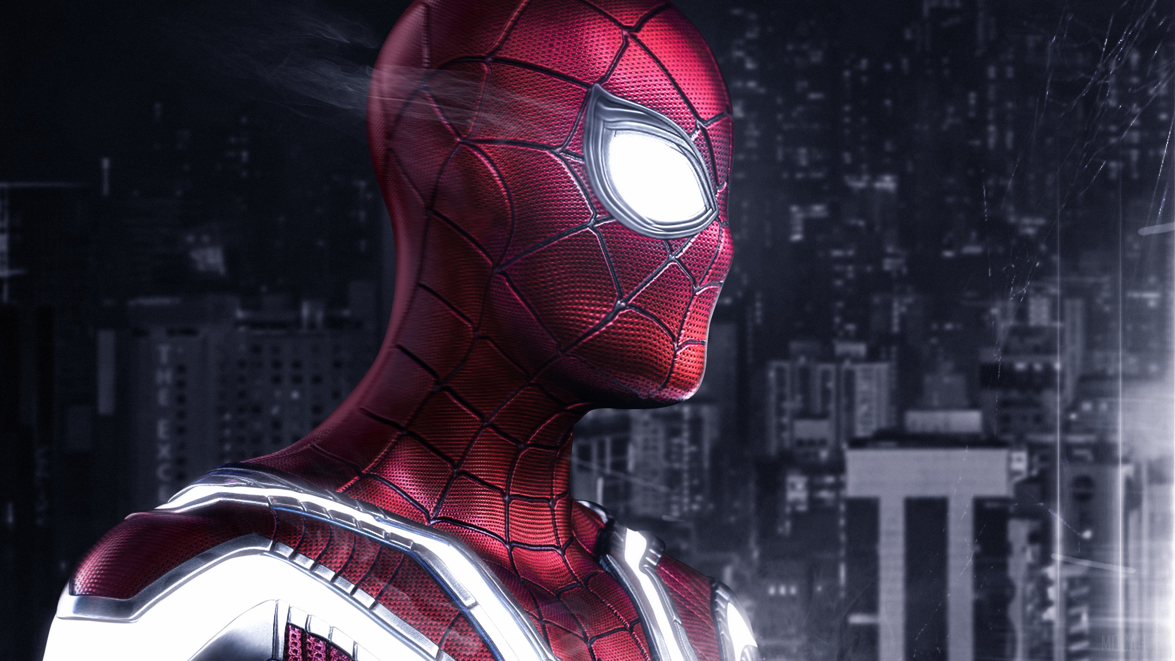 Spiderman from Spiderman PS4 Artwork 4K HD Wallpaper
