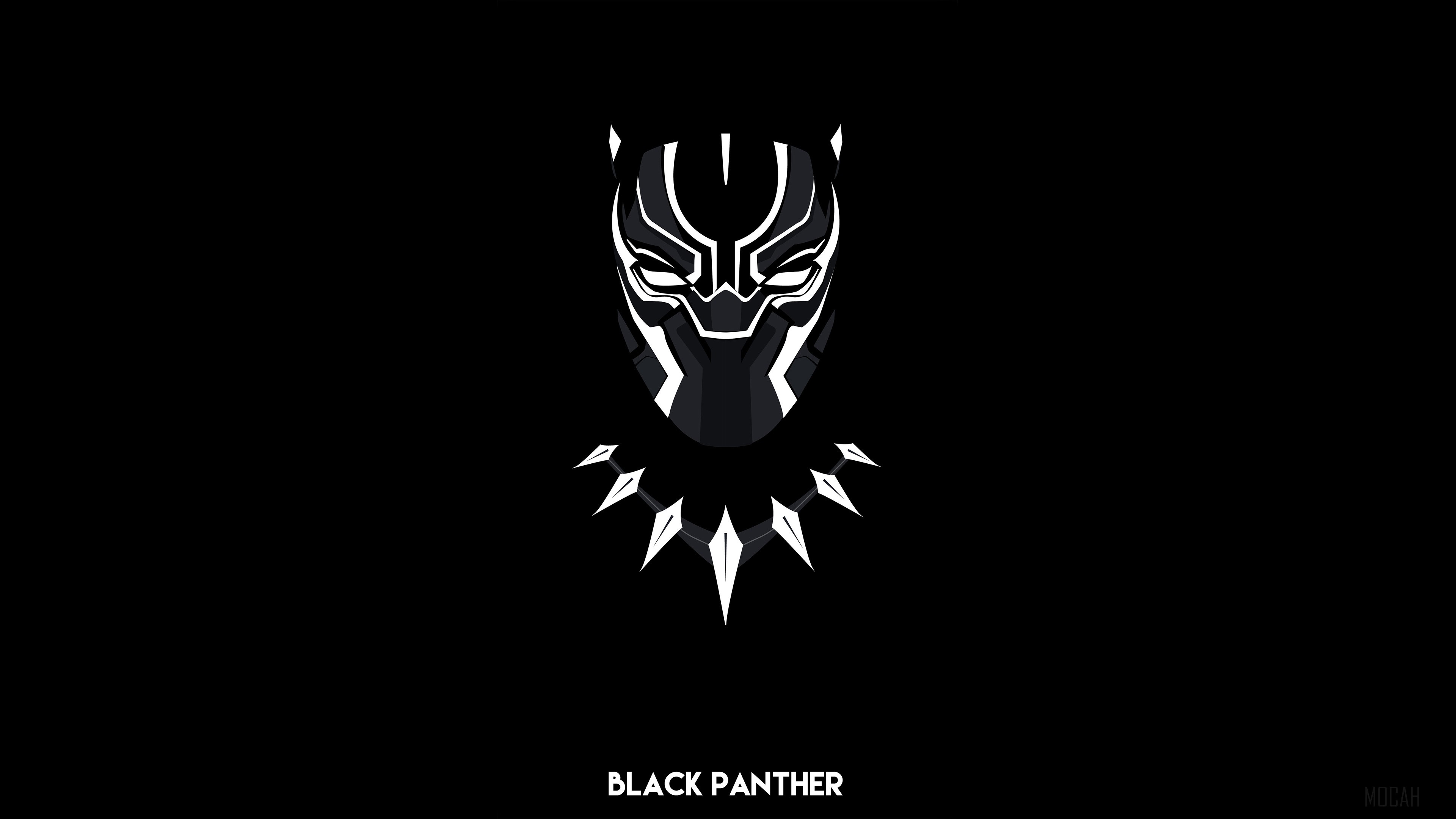 Black Panther Minimal HD Wallpaper