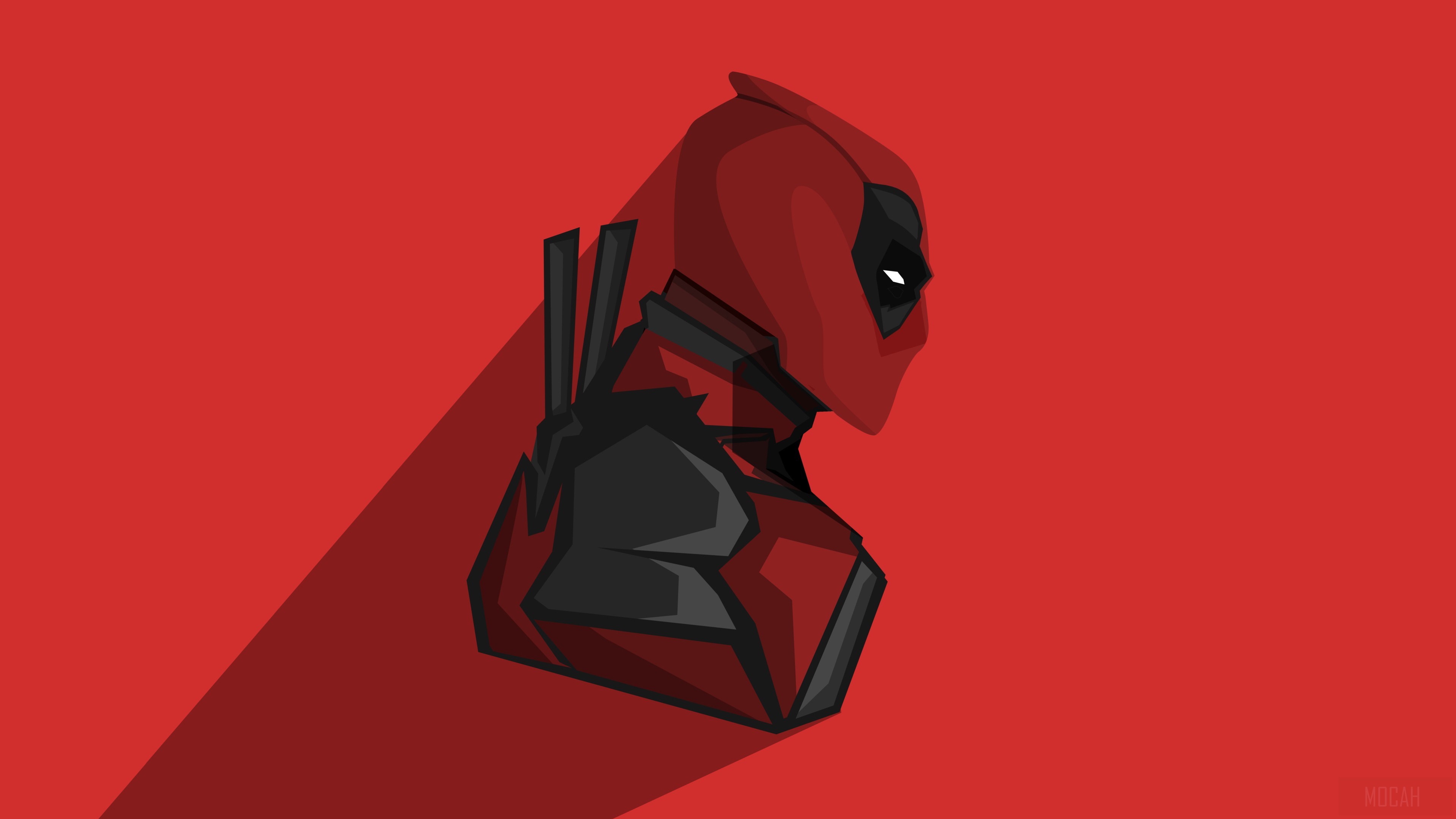 Deadpool Minimalist 4K HD Wallpaper