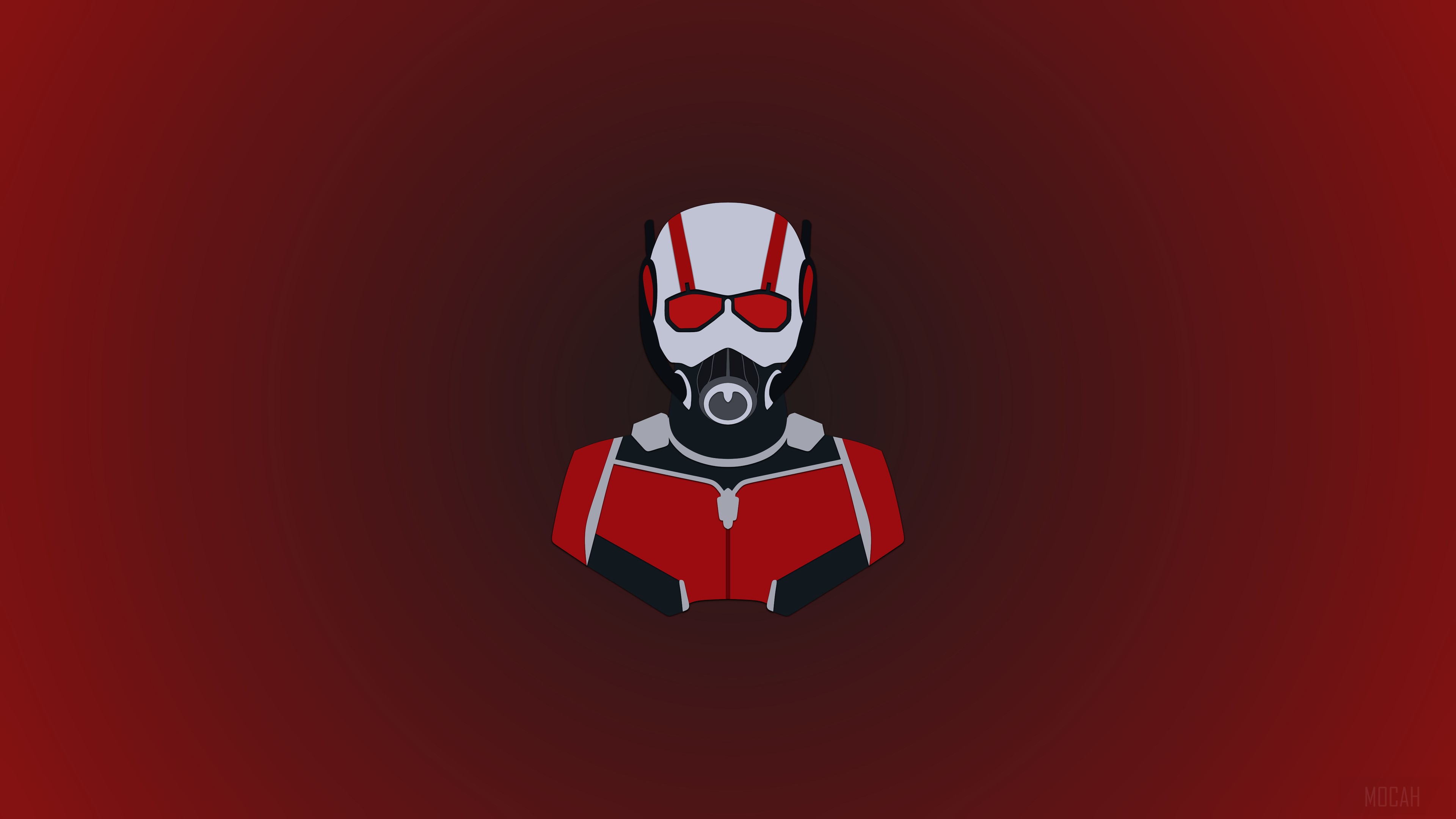 Ant-Man from Marvel Minimalism 4K HD Wallpaper