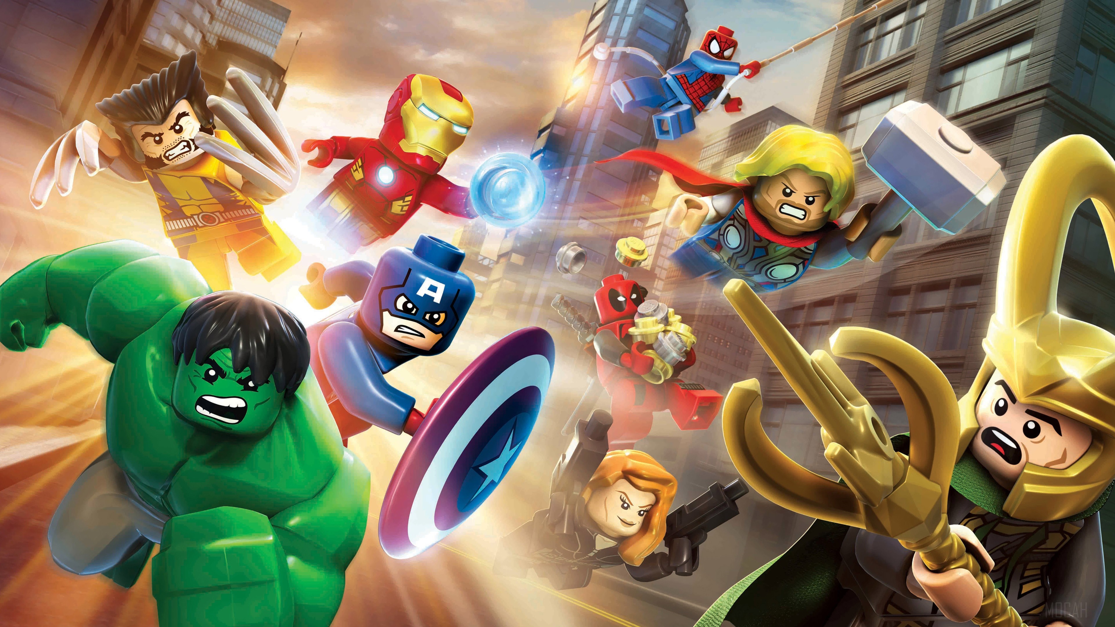 Lego Marvel Super Heroes 4K HD Wallpaper