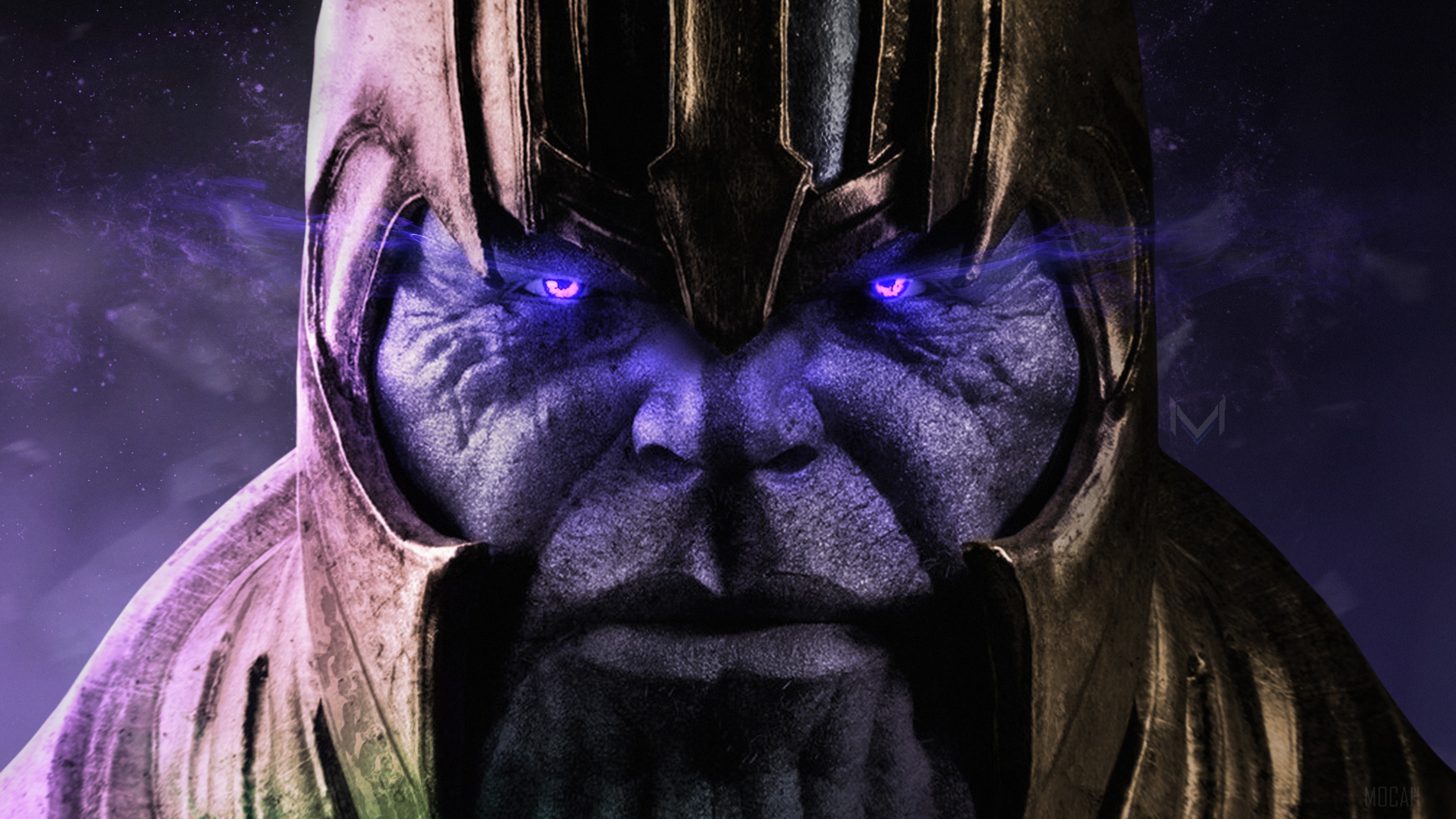 Thanos Intense Close-Up 4K HD Wallpaper