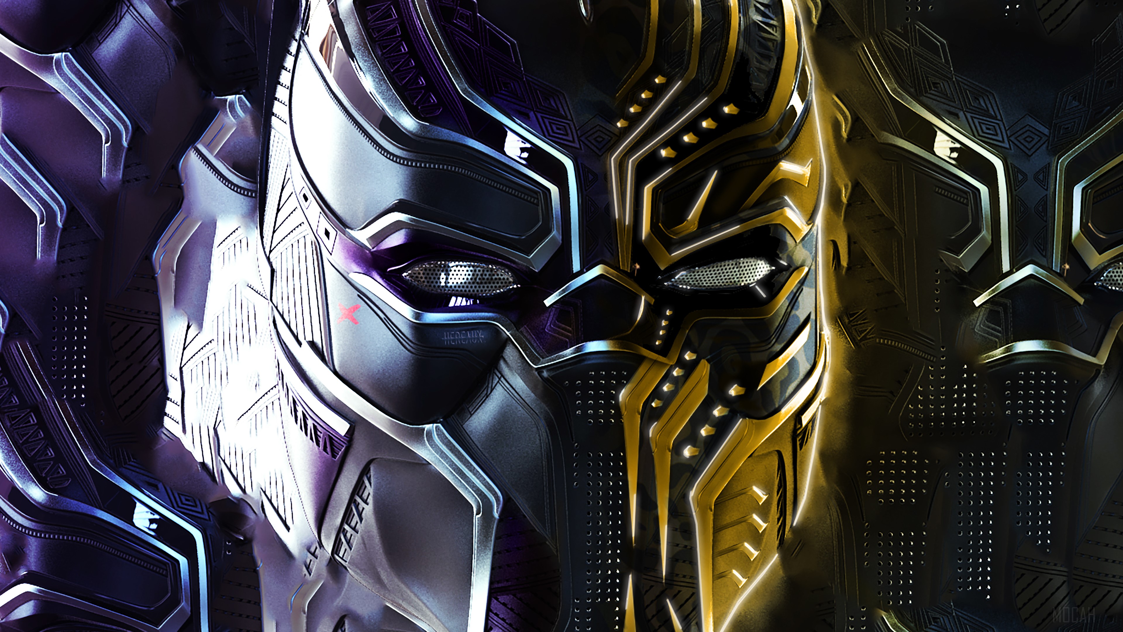 Black Panther and Erik Killmonger 4K HD Wallpaper