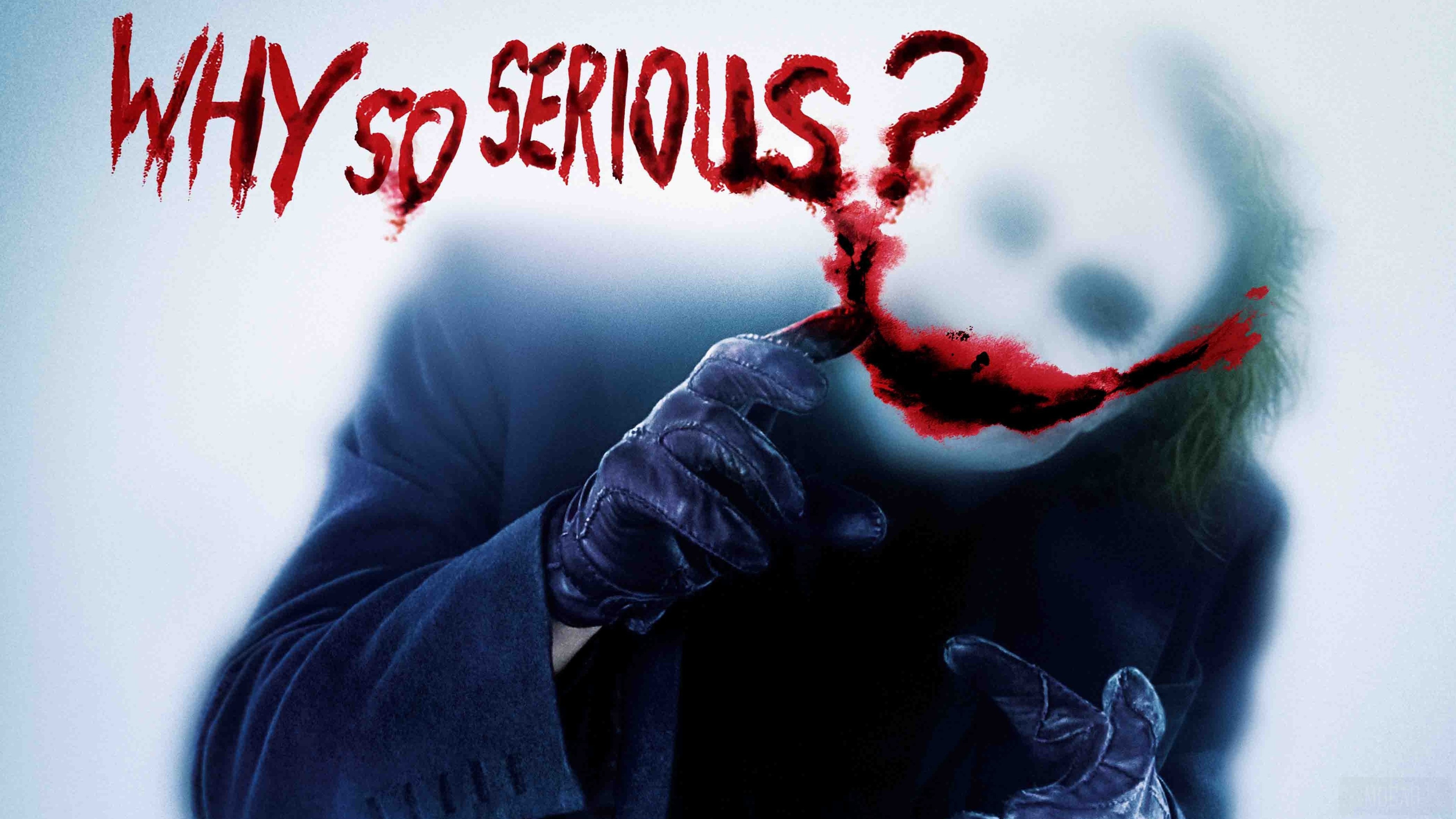 Joker Why So Serious? 4K HD Wallpaper