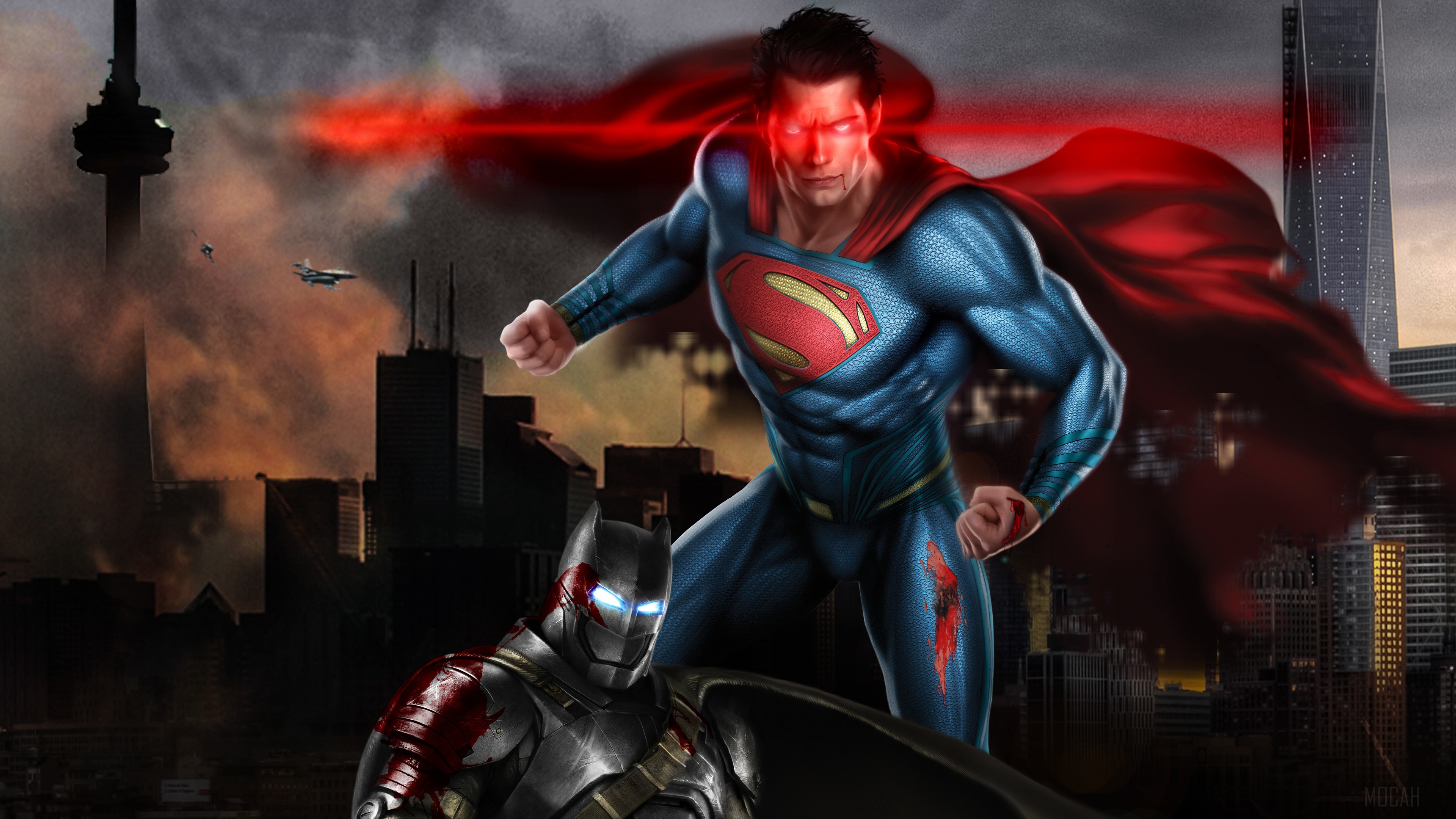 Superman vs. Batman Art 4K HD Wallpaper