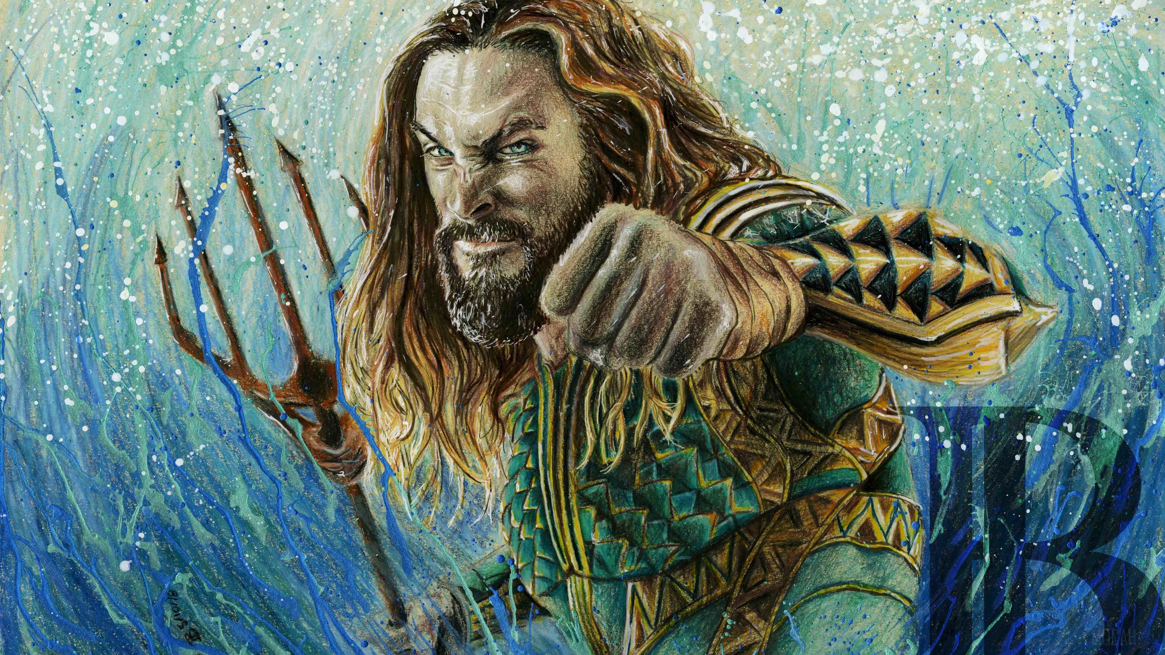 Aquaman from DC Comics 4K HD Wallpaper