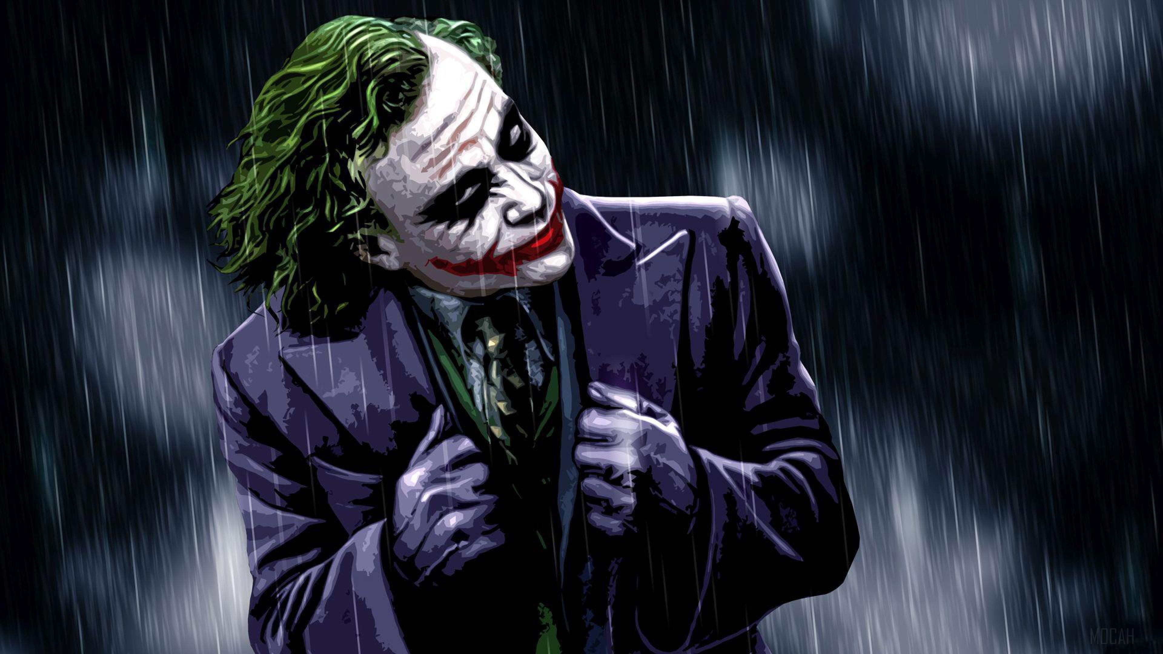 The Joker from Batman 4K HD Wallpaper