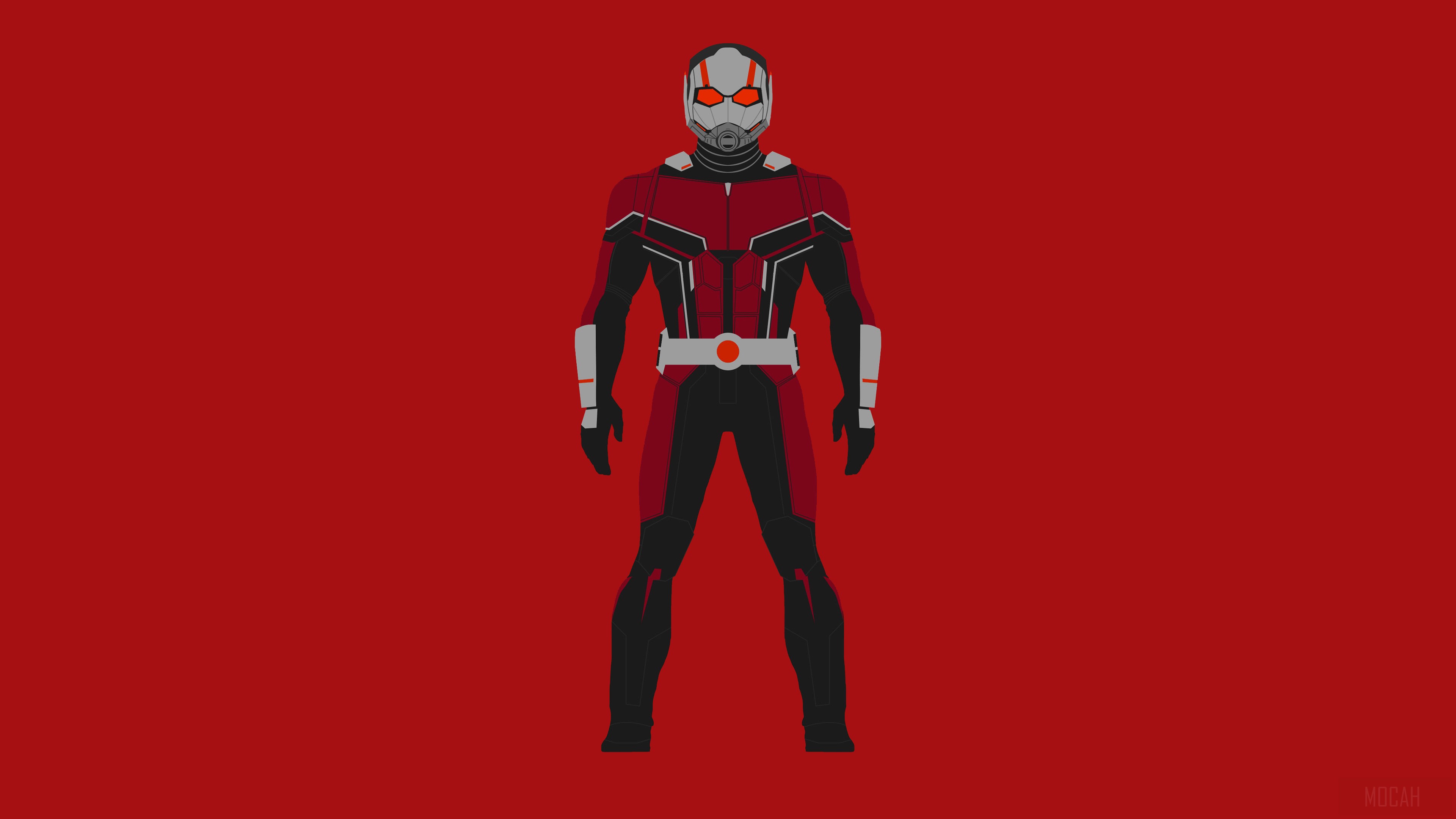 Ant-Man from Marvel Minimalism 4K HD Wallpaper