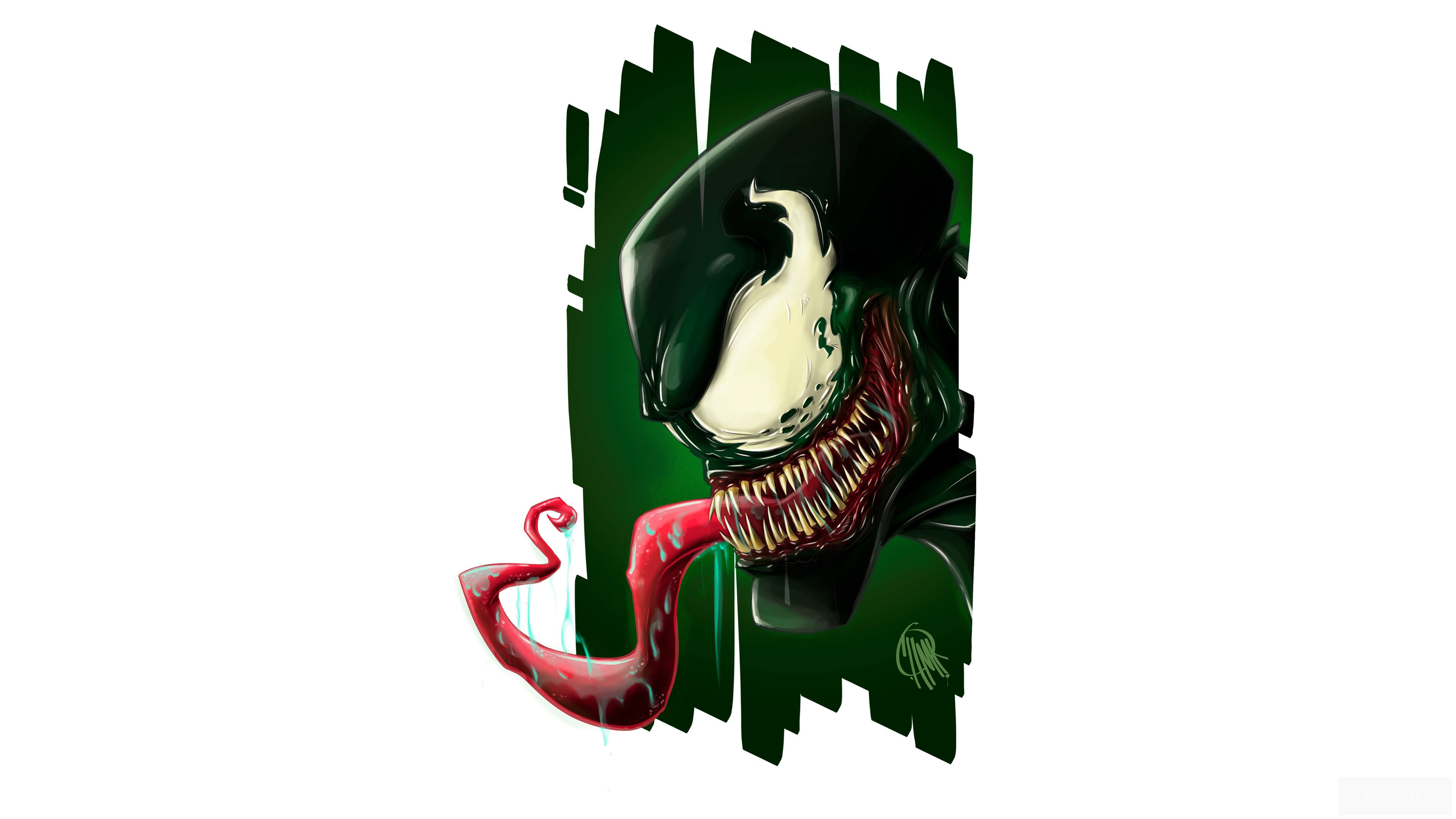 Venom 4K Art HD Wallpaper