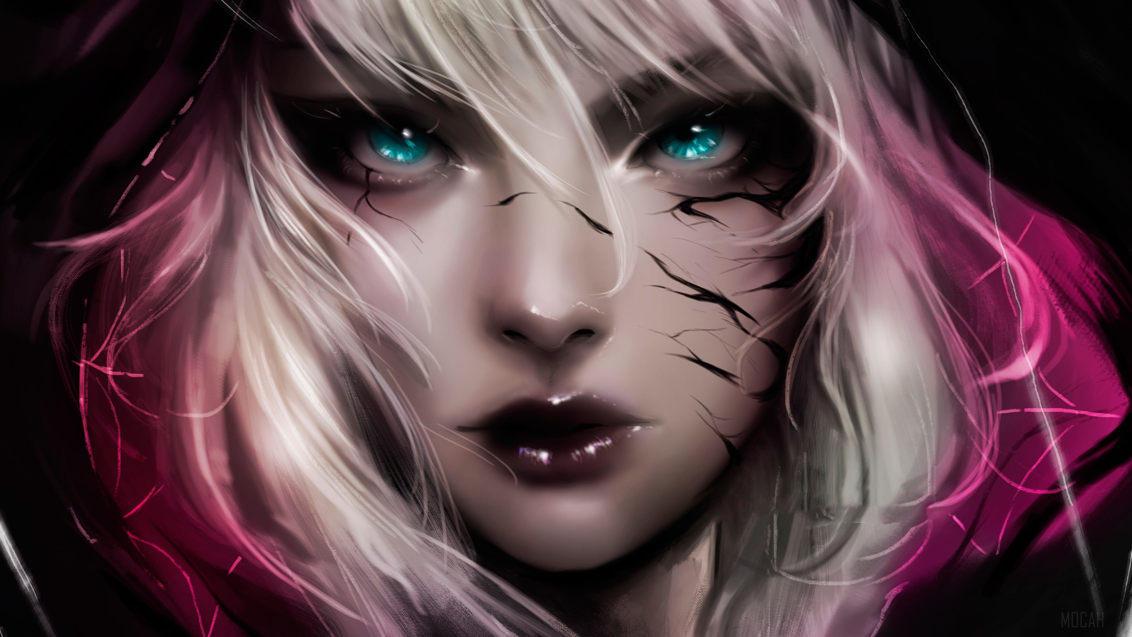 Venom Girl Art HD Wallpaper