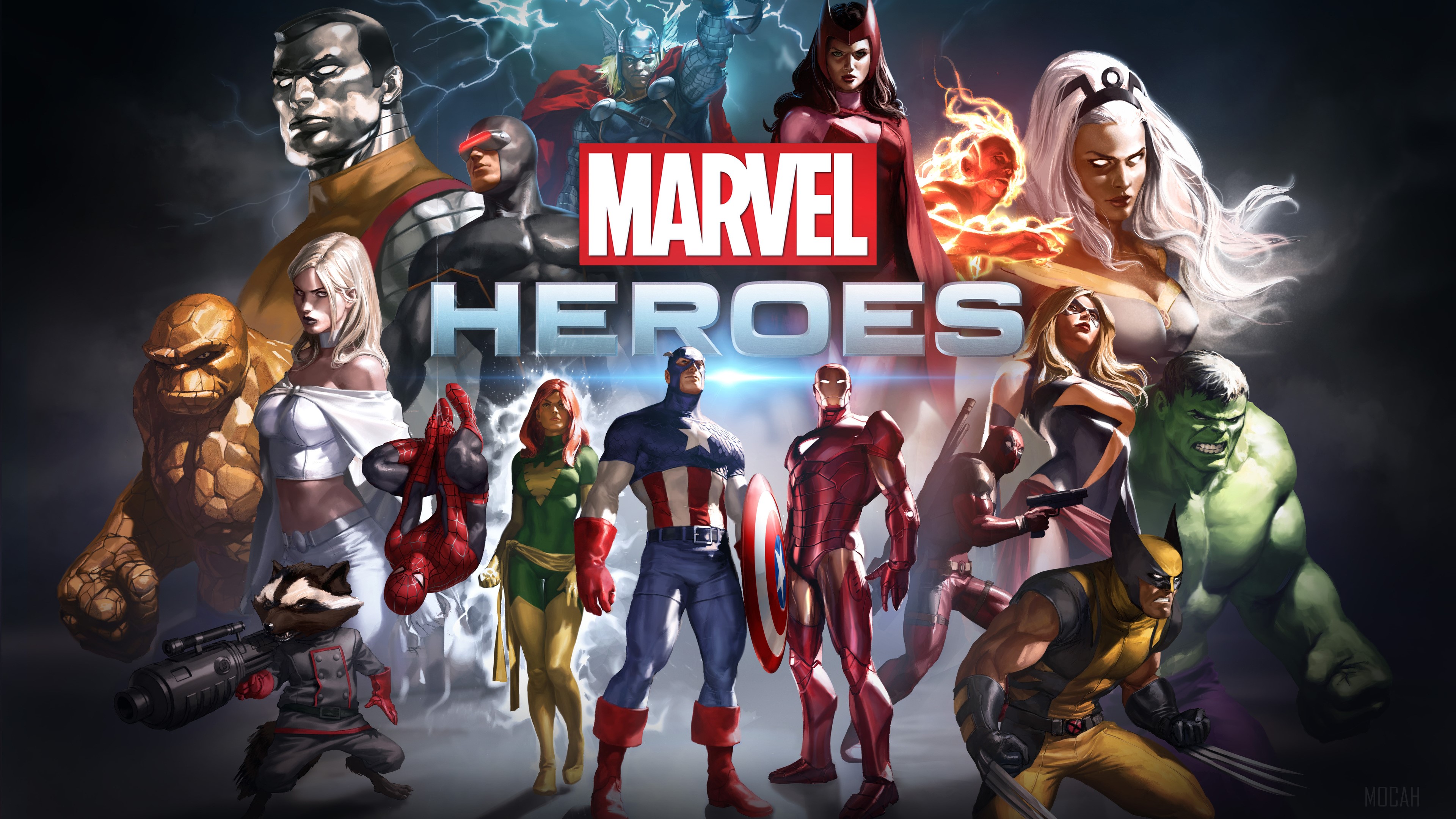 Marvel Heroes HD Wallpaper
