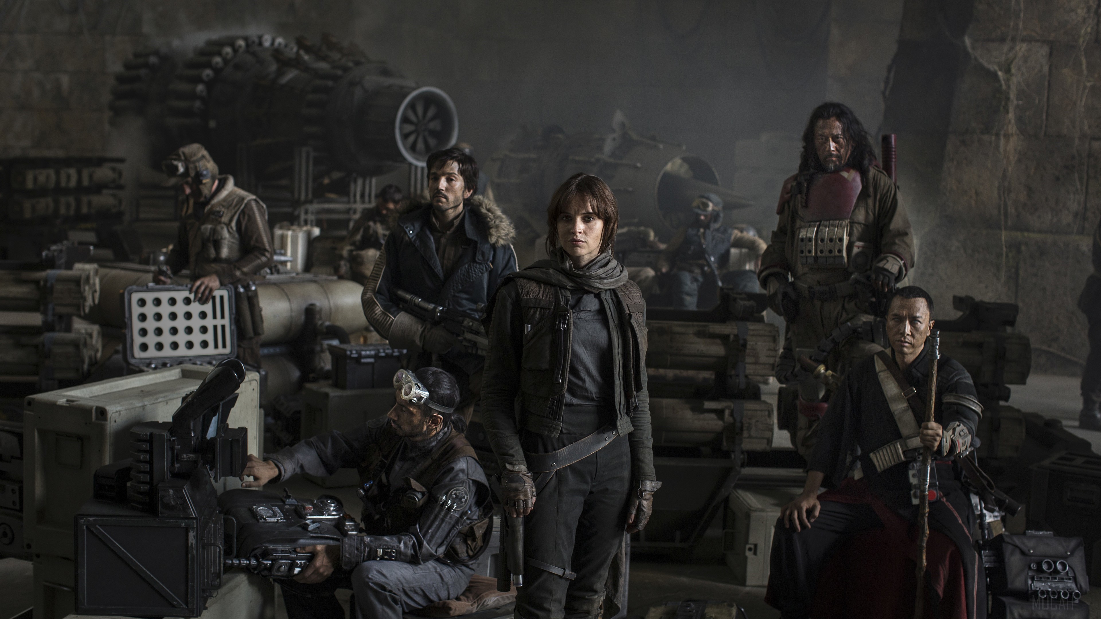 Rogue One Star Wars Story Cast HD Wallpaper