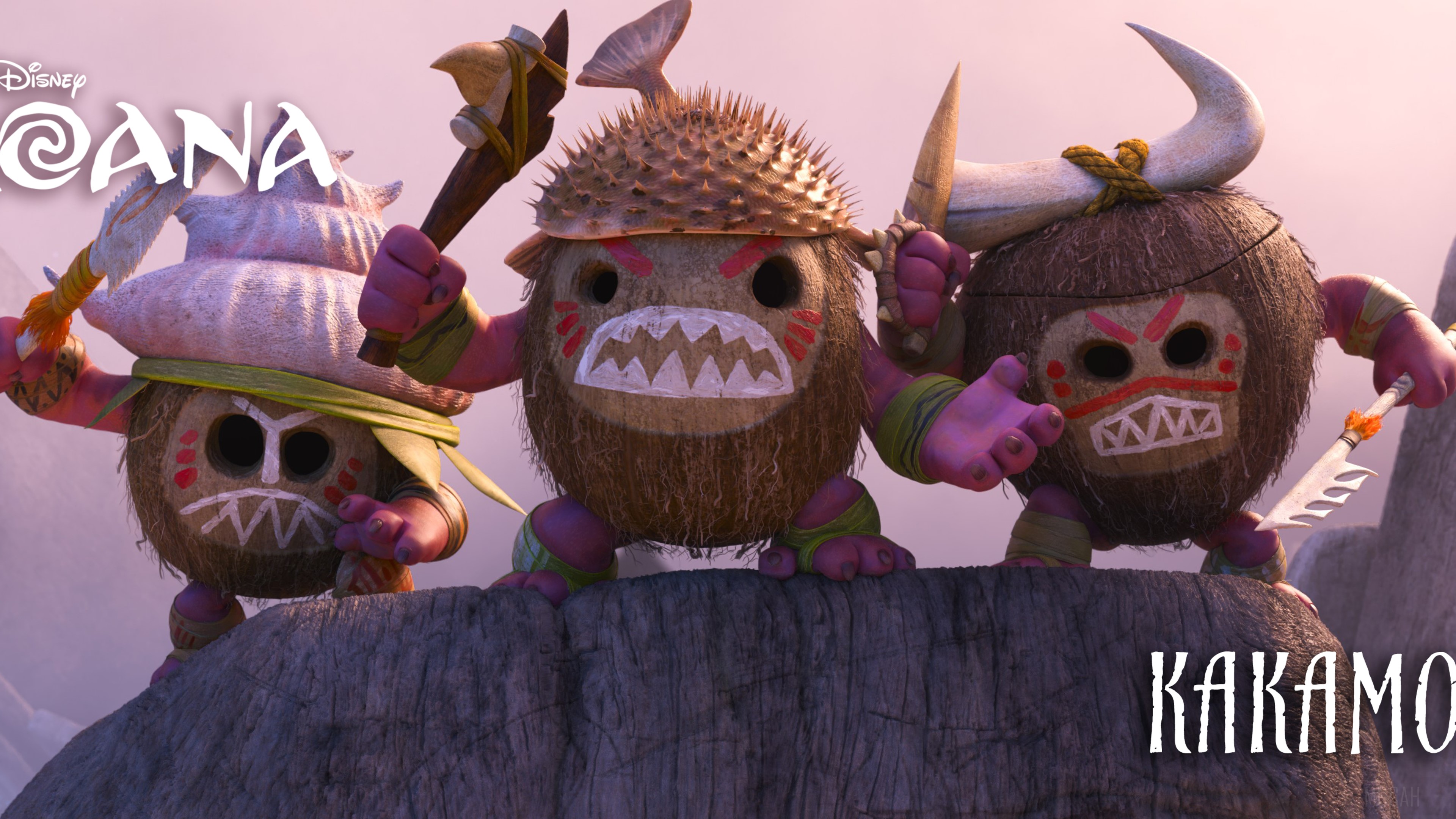 Kakamo from Moana 4K HD Wallpaper