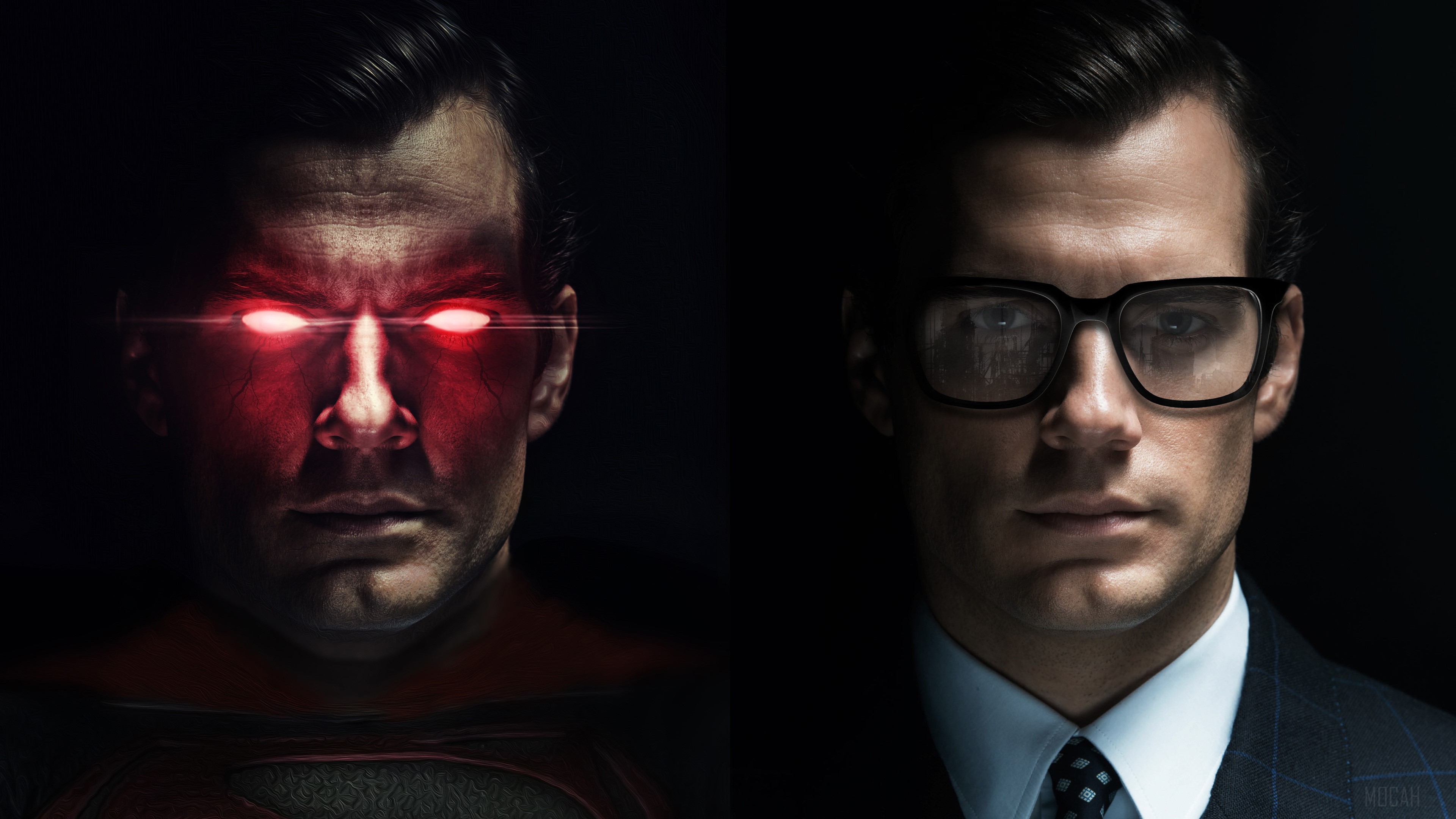 Superman And Clark Kent HD Wallpaper
