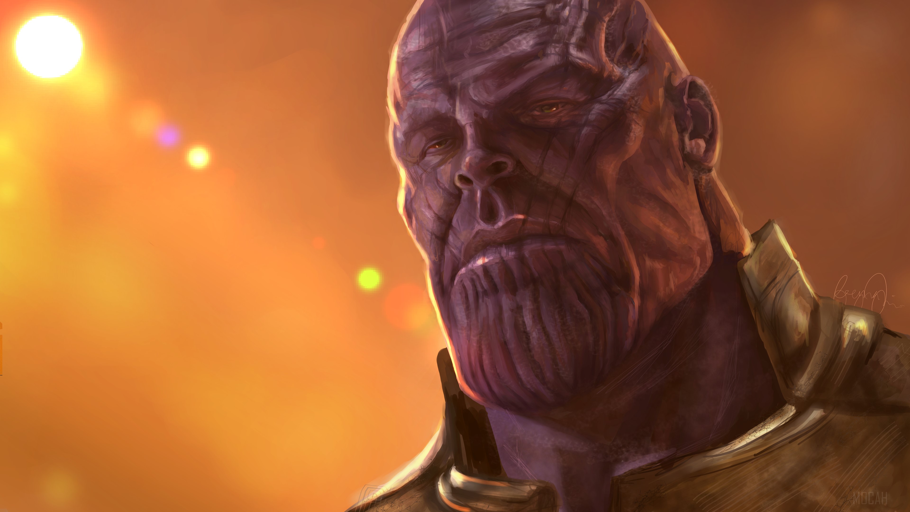 Thanos Artwork HD Wallpaper