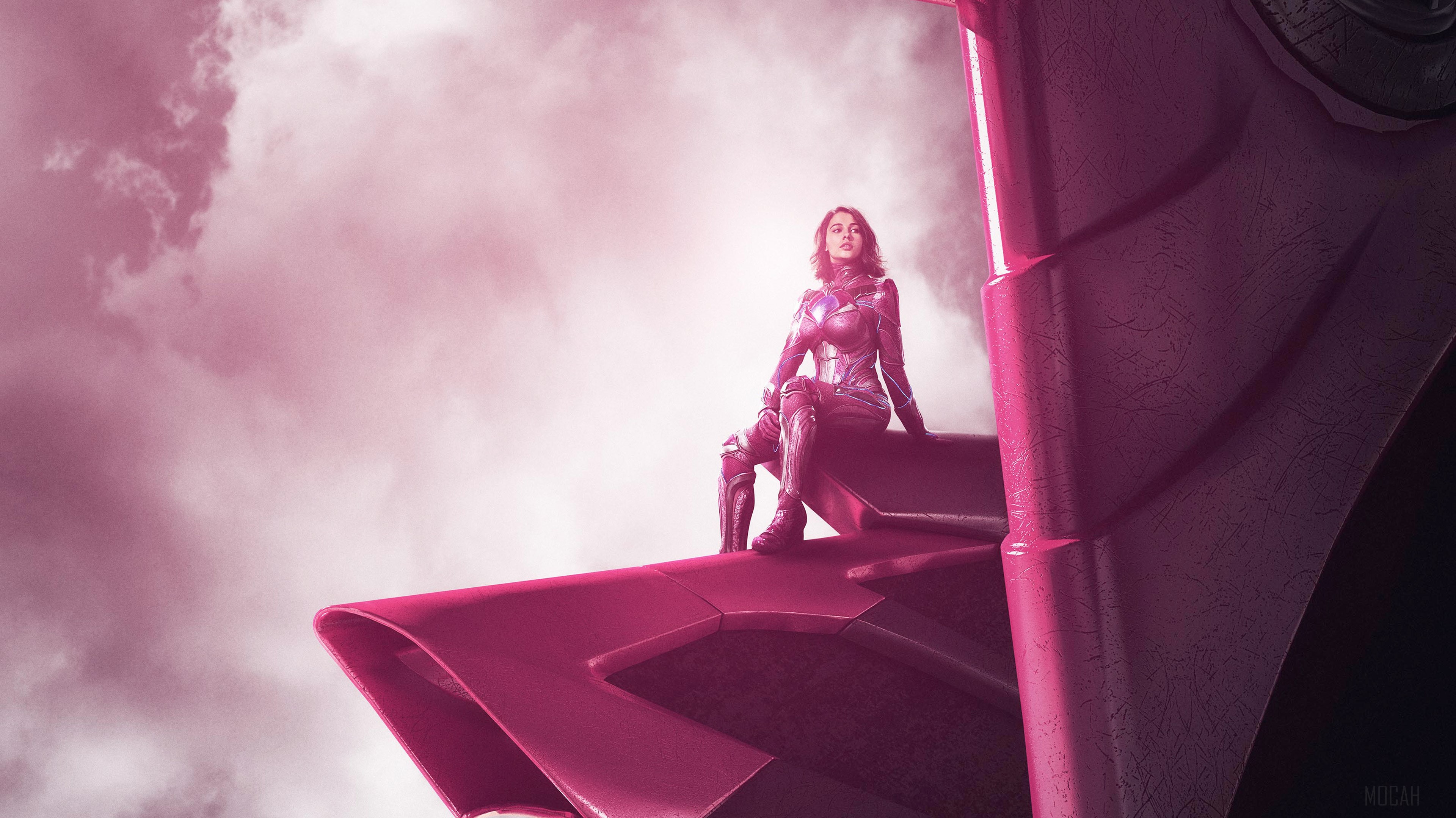Pink Ranger from 2017 Power Rangers 4K HD Wallpaper