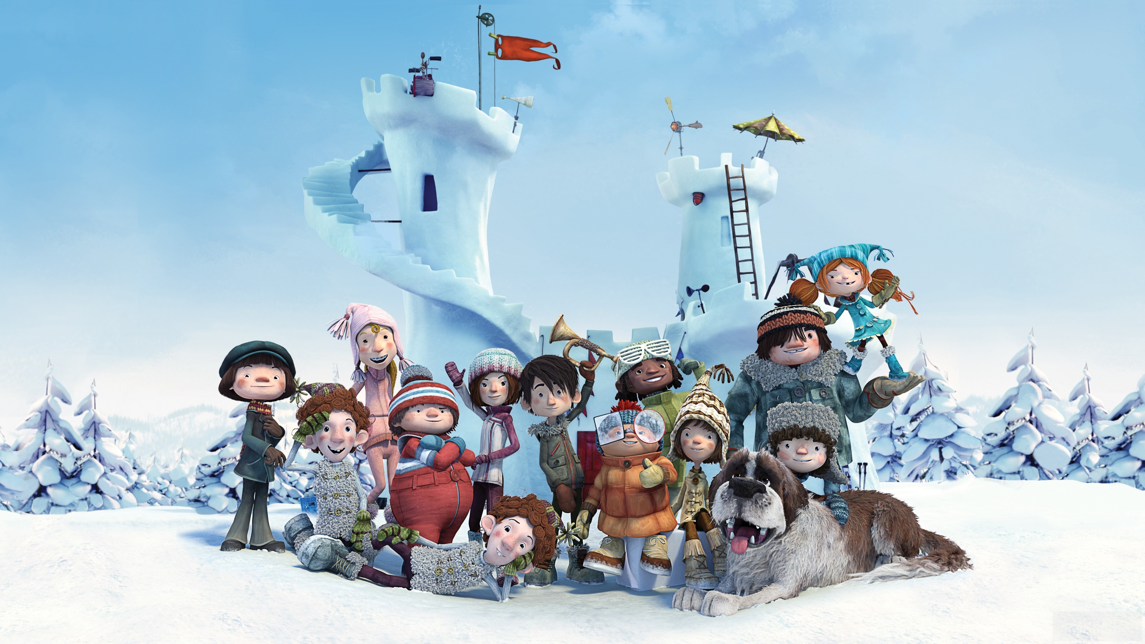Snowtime Animation HD Wallpaper