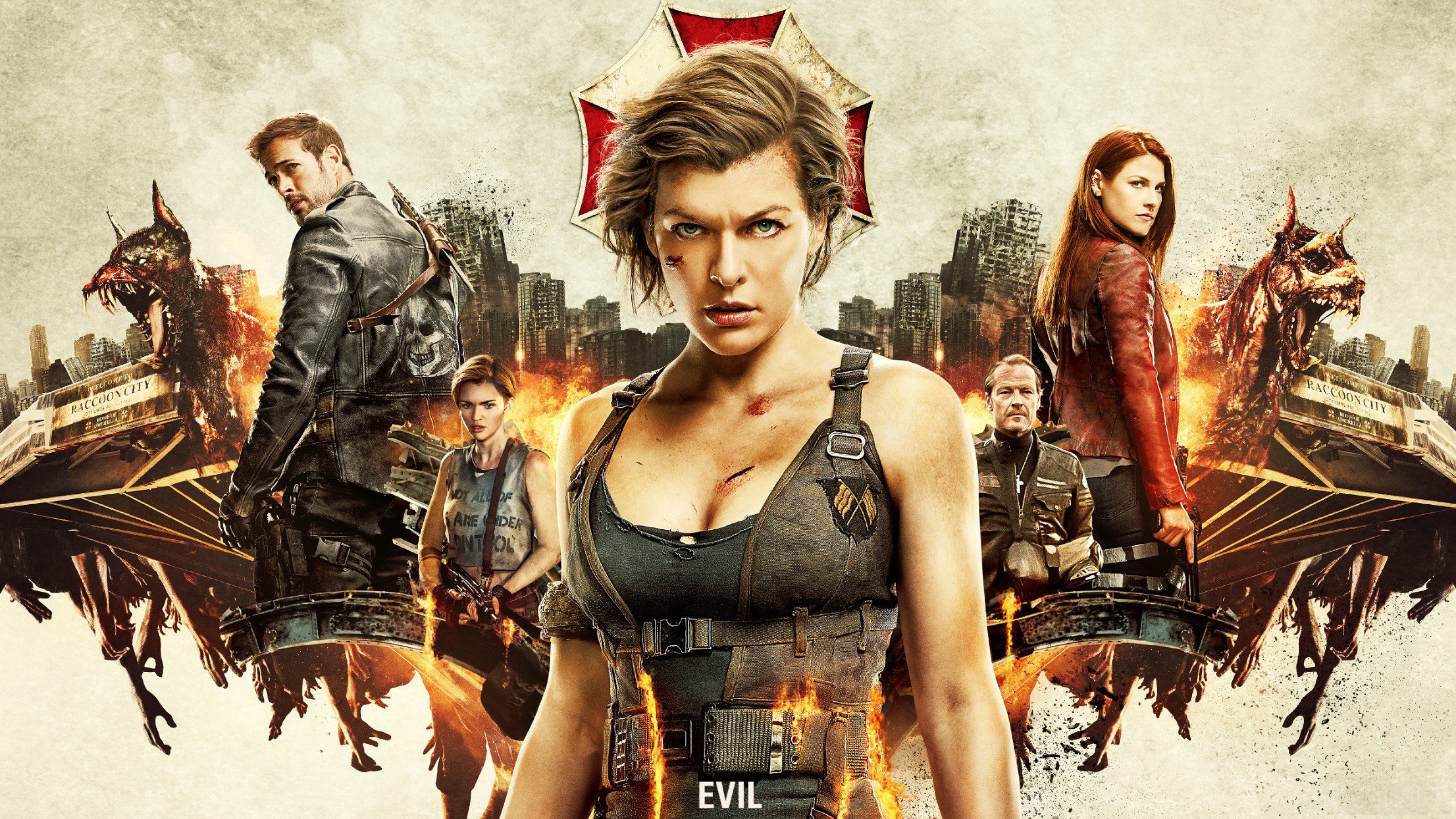 Alice and others from Resident Evil The Final Chapter 4K HD Wallpaper