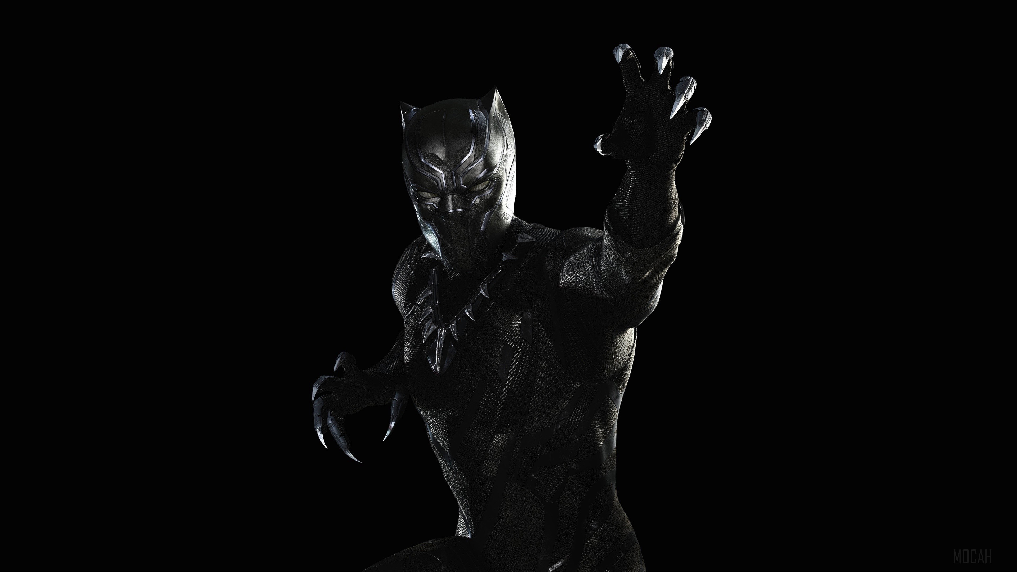 Black Panther from Captain America Civil War 4K HD Wallpaper