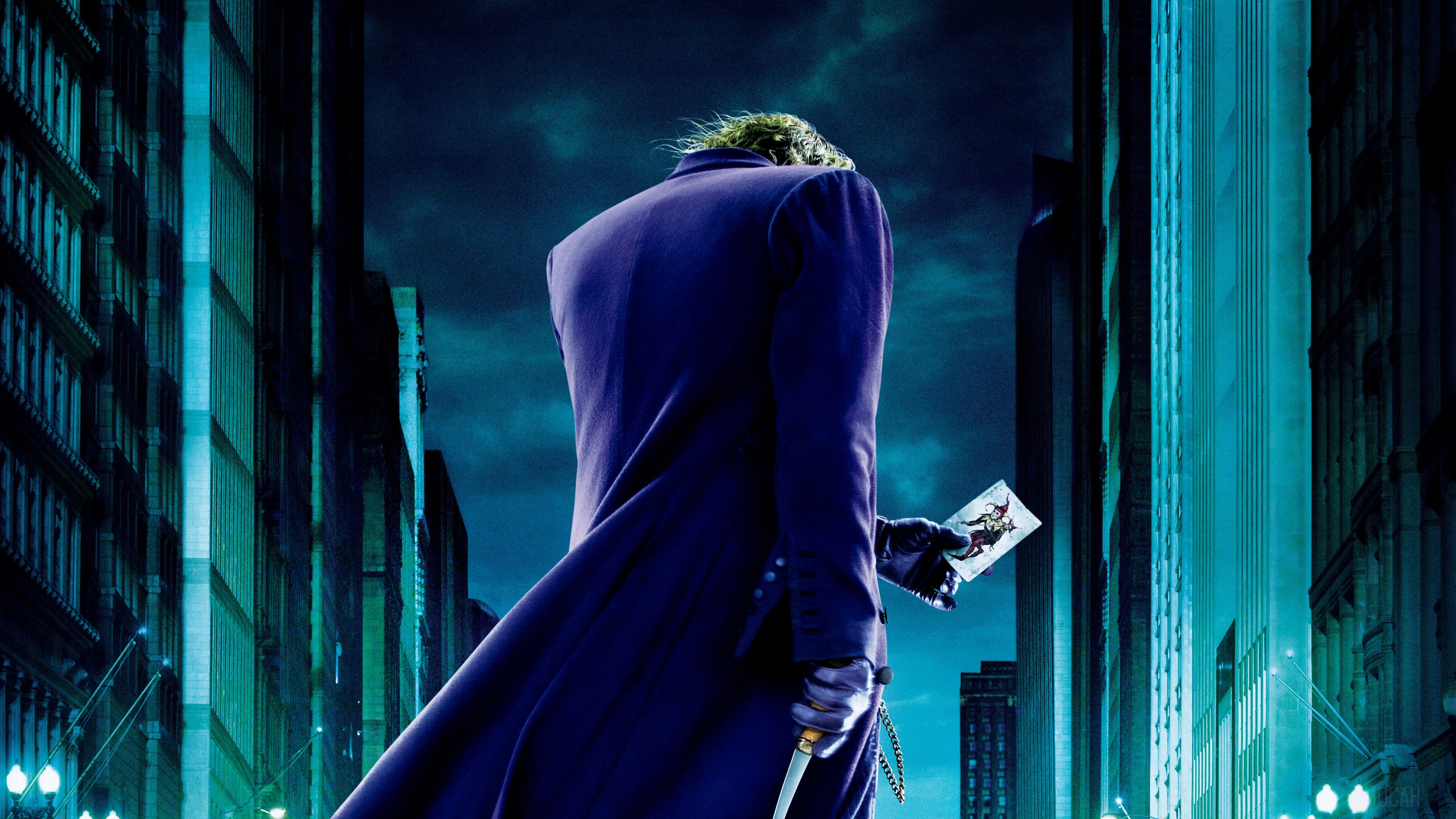 The Joker from The Dark Knight 4K HD Wallpaper