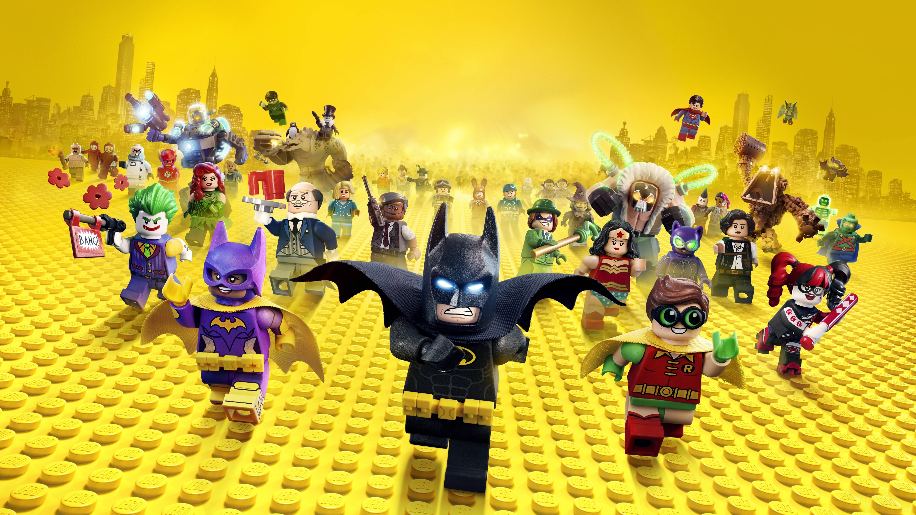 The Lego Batman Movie Characters 4K HD Wallpaper