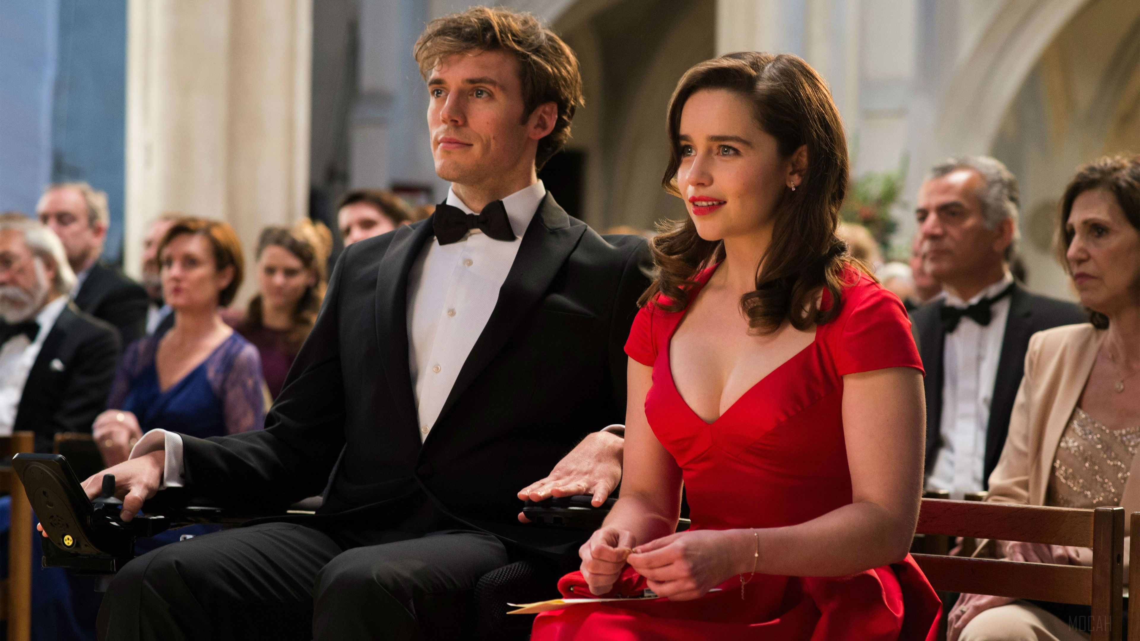 Emilia Clarke and Sam Claflin in Me Before You 4K HD Wallpaper
