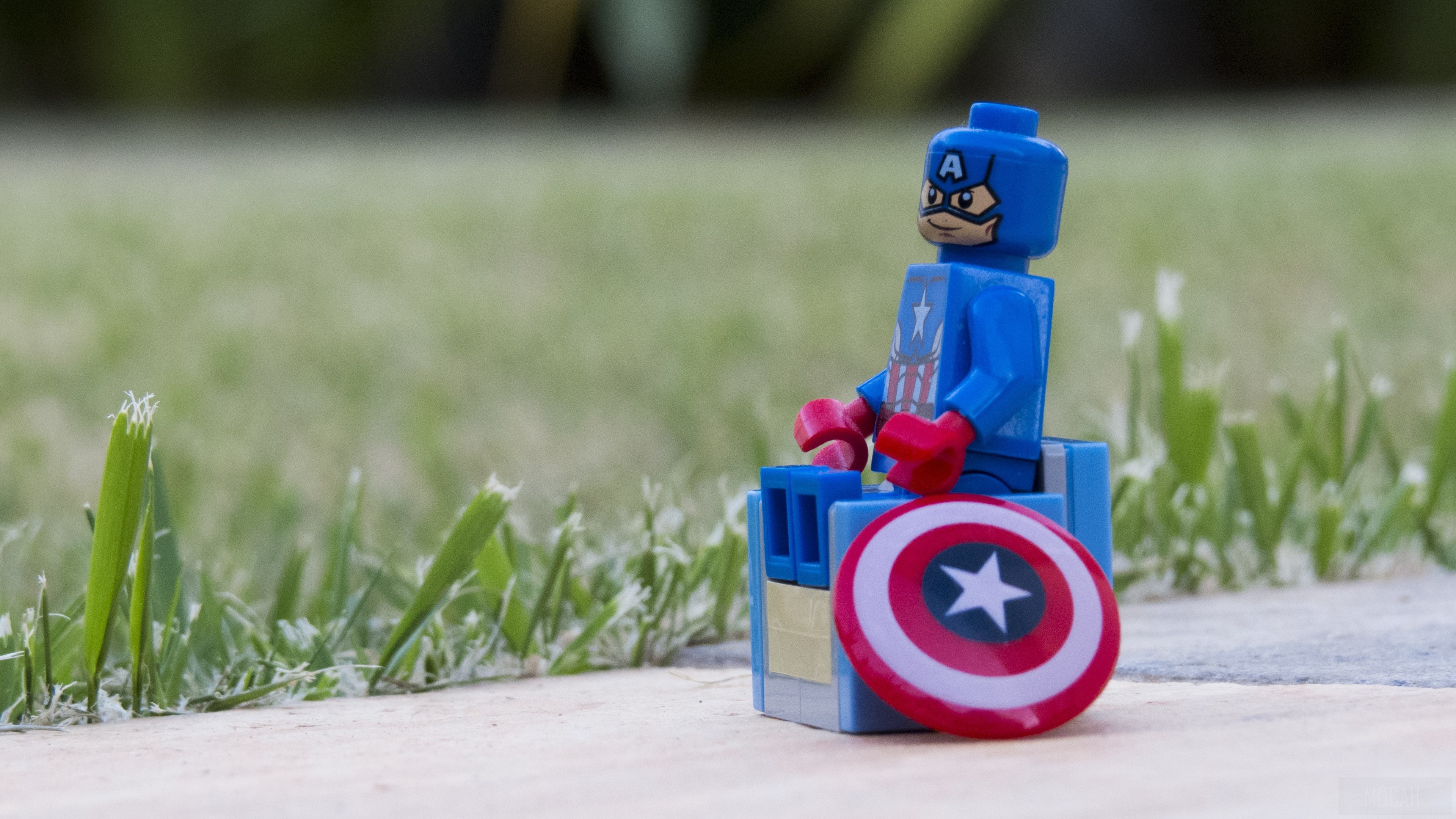 Captain America Lego HD Wallpaper