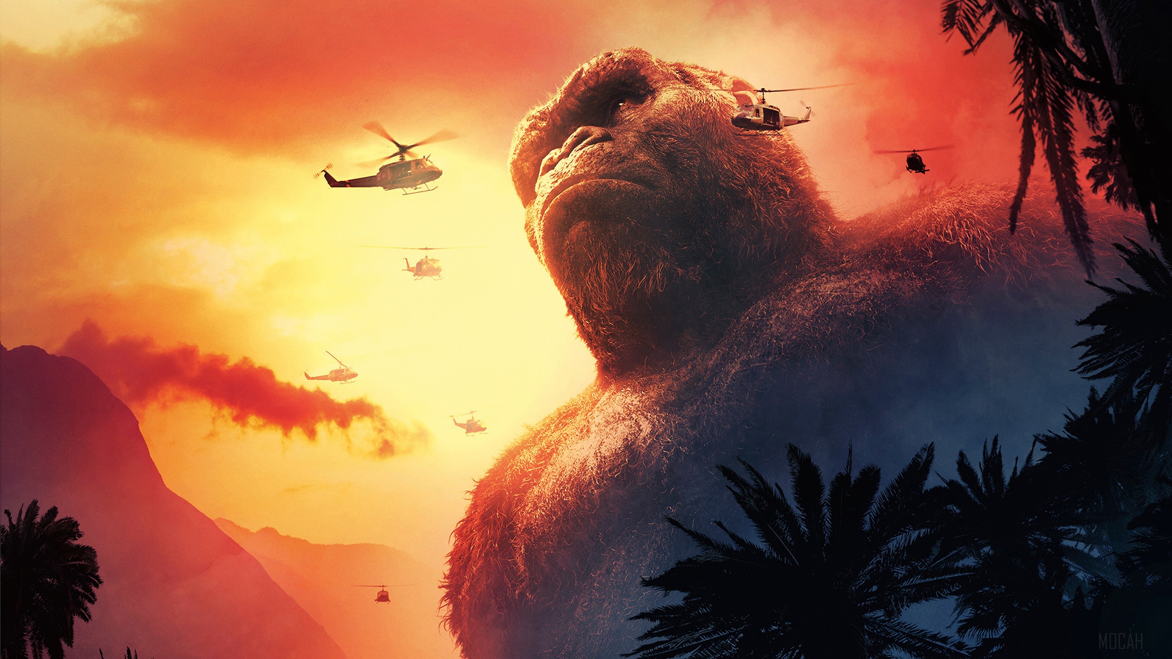 King Kong from Kong Skull Island 4K HD Wallpaper