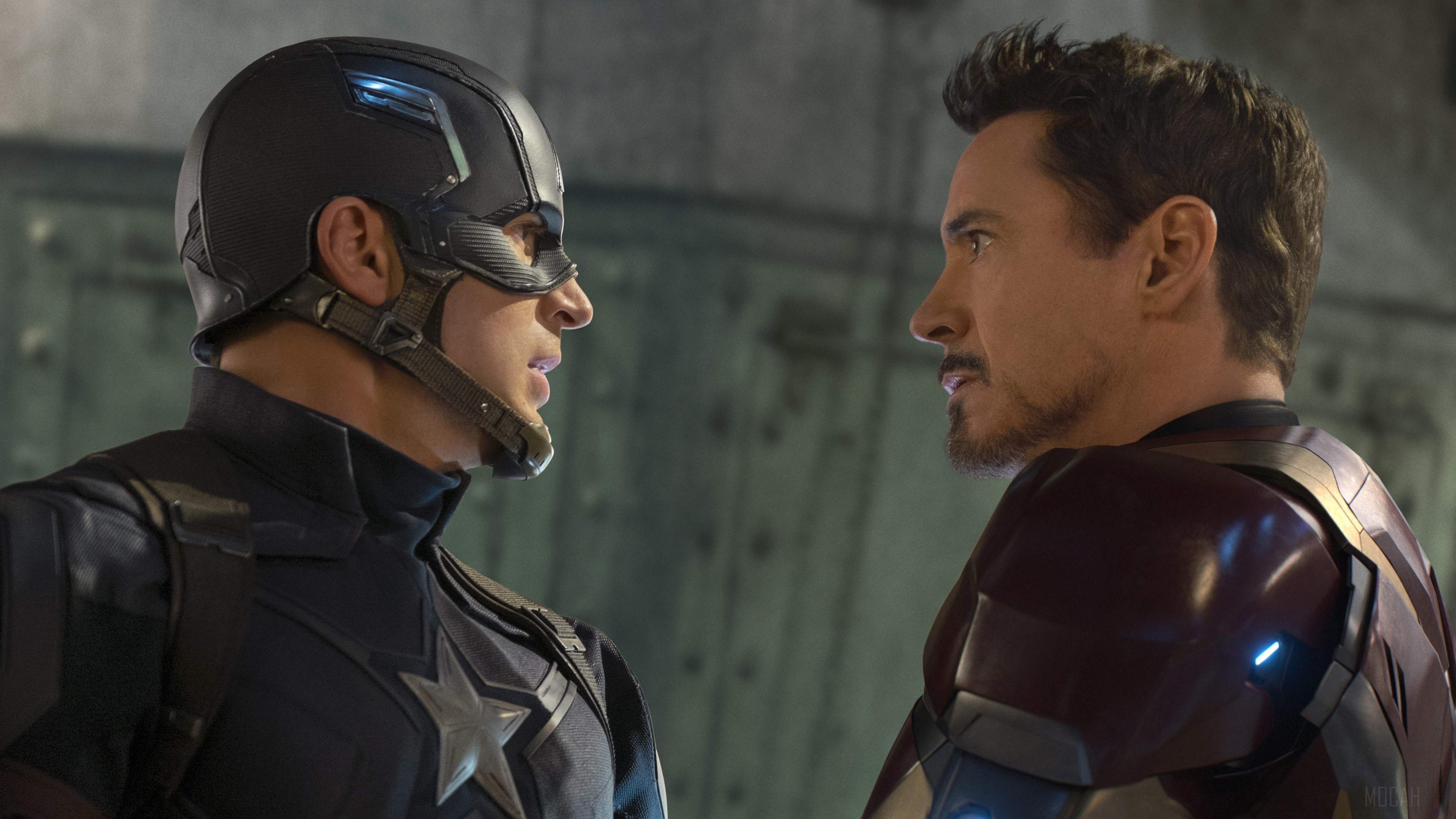 Captain America and Iron Man from Avengers 4K HD Wallpaper