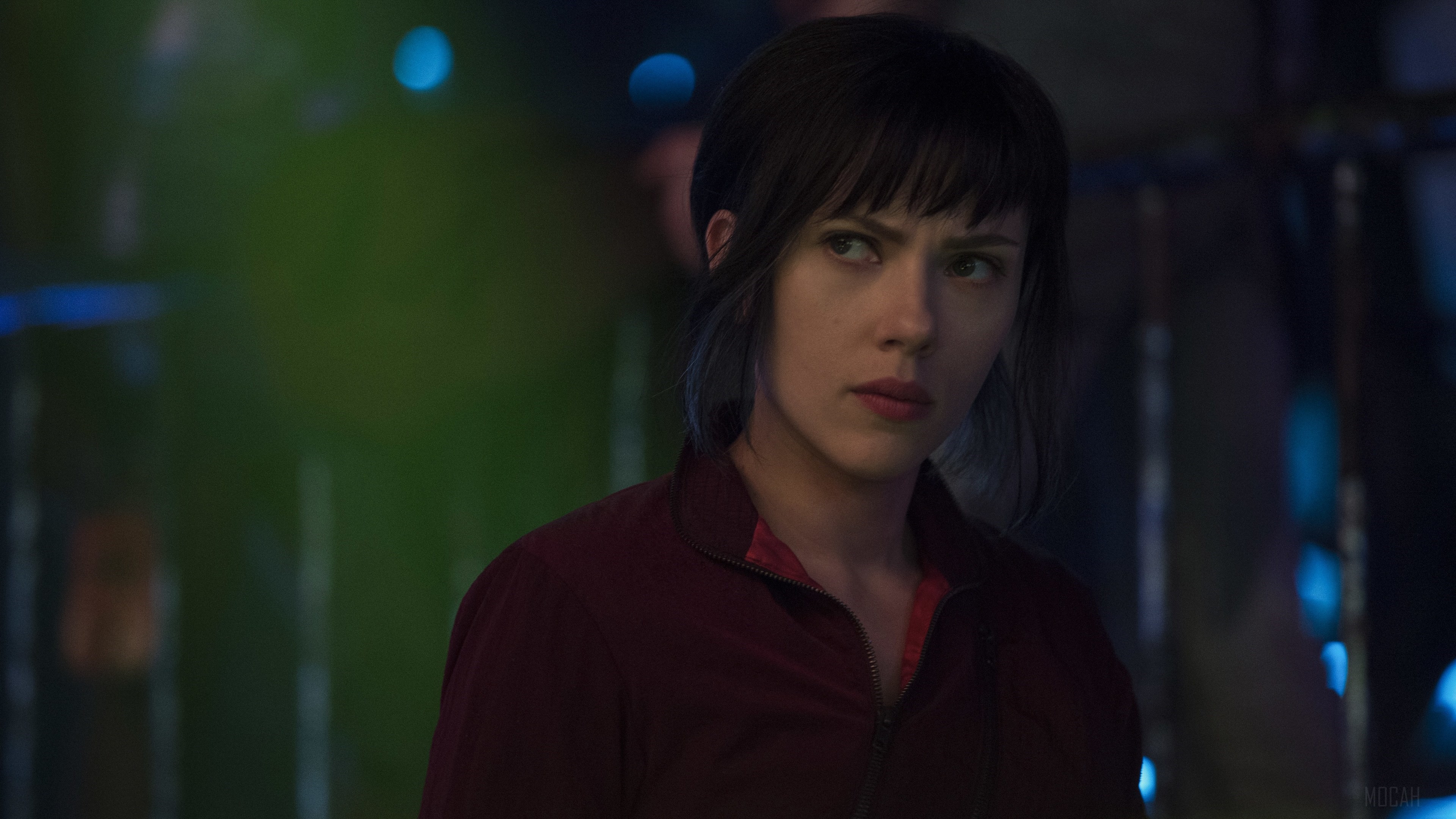 Major from Ghost in the Shell 2017 4K HD Wallpaper