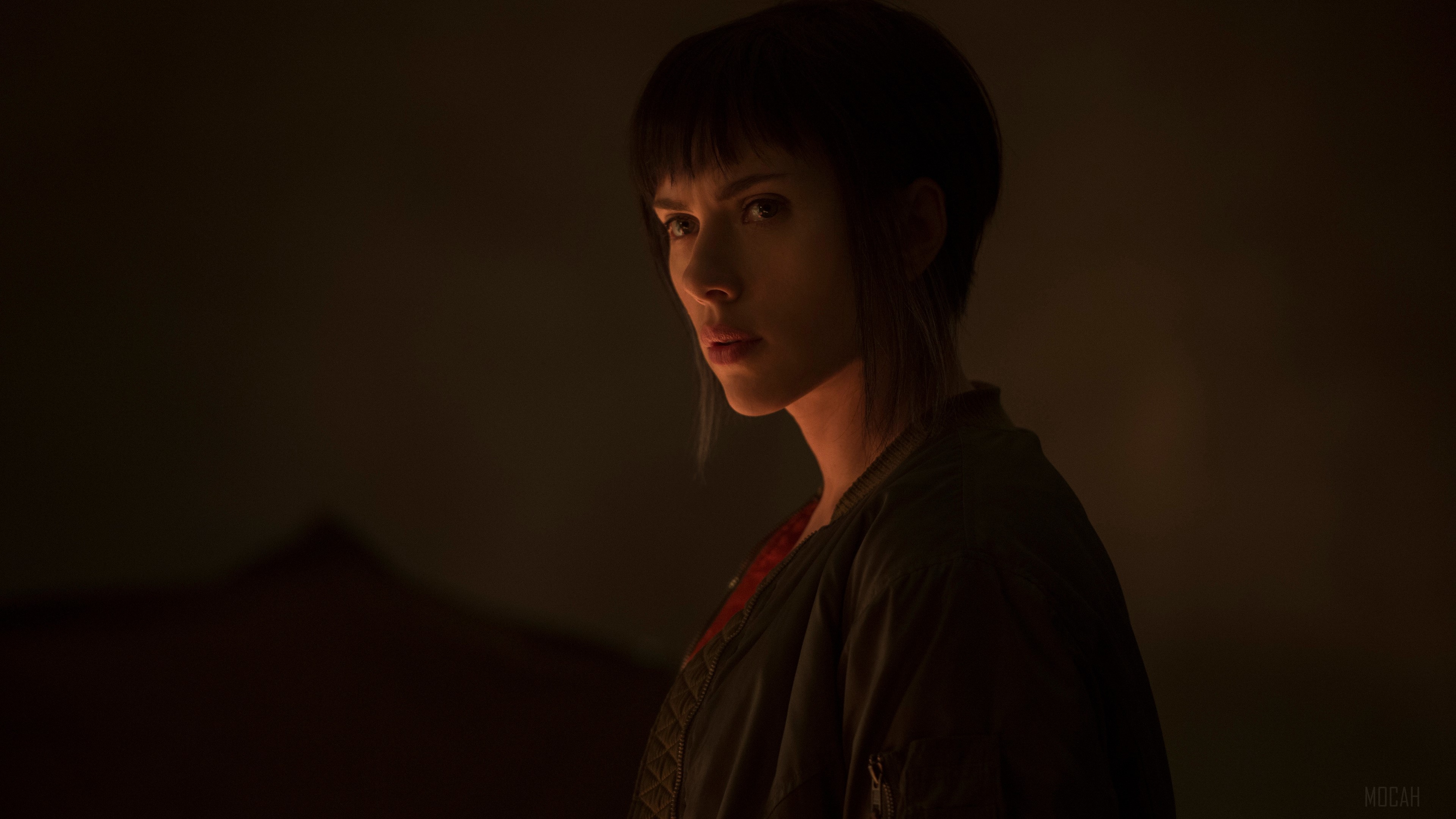 Major Mira Killian from Ghost in the Shell 4K HD Wallpaper