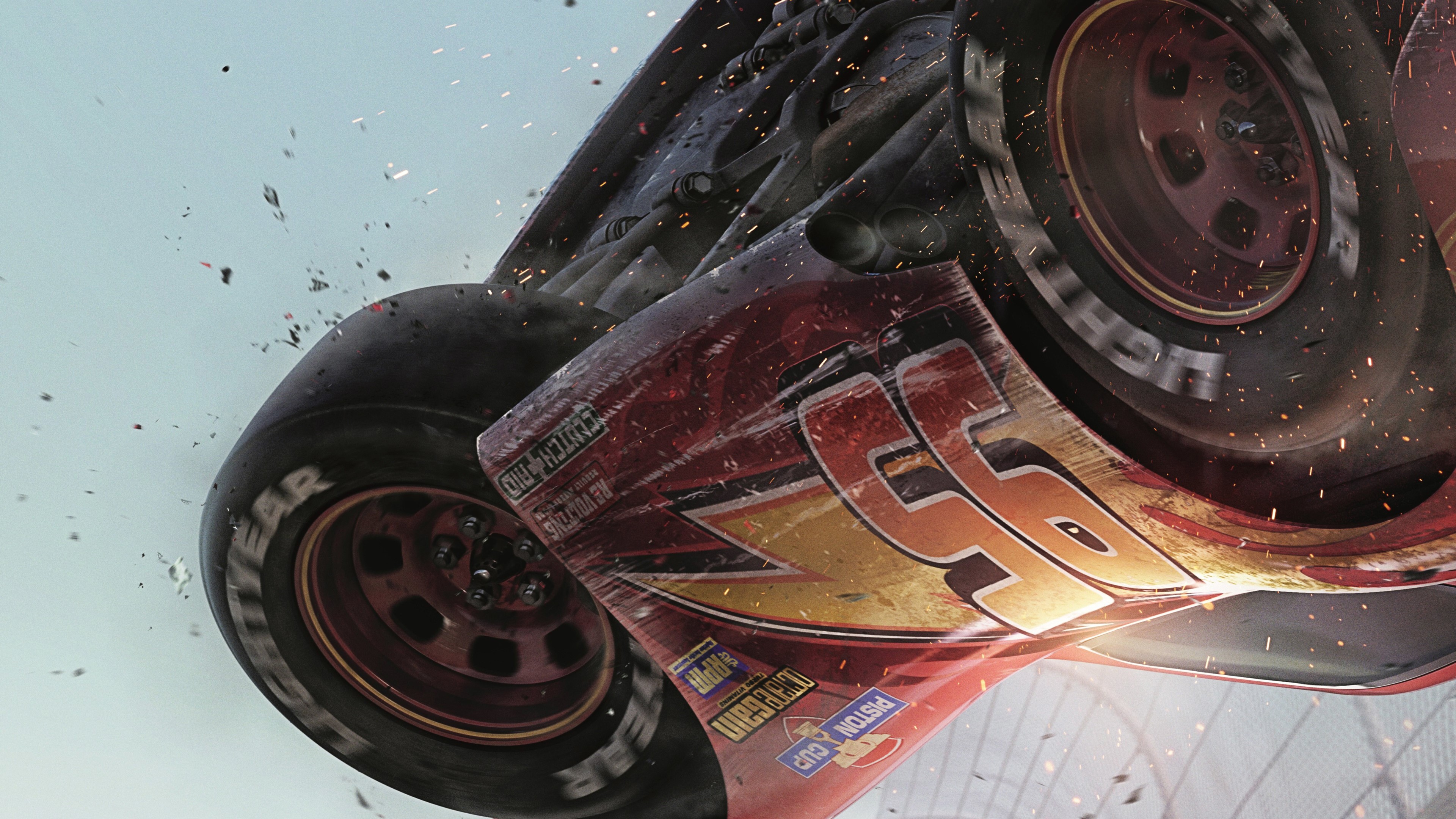 Lightning McQueen from Cars 3 4K HD Wallpaper
