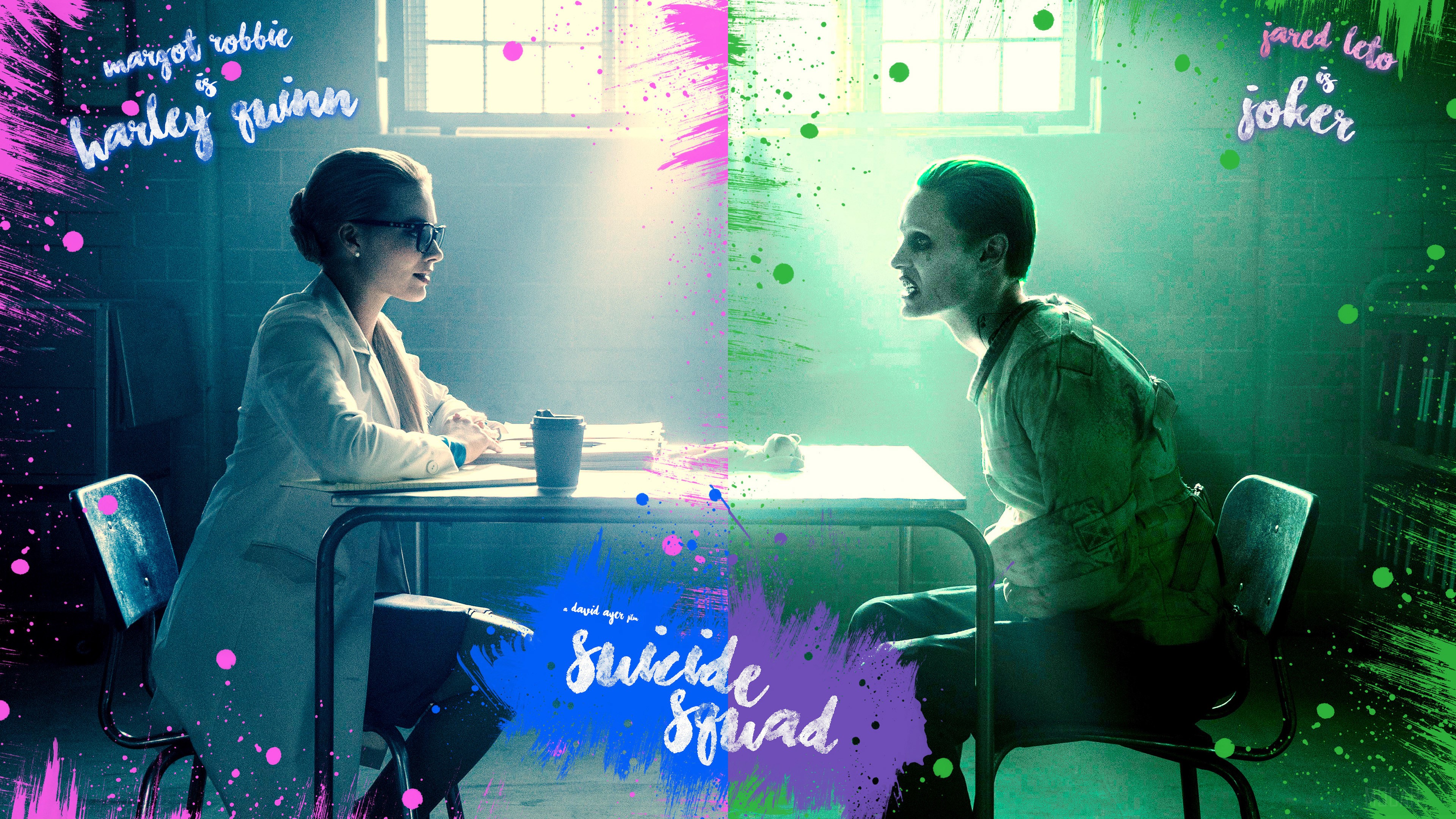 Harley Quinn and Joker from Suicide Squad 4K HD Wallpaper