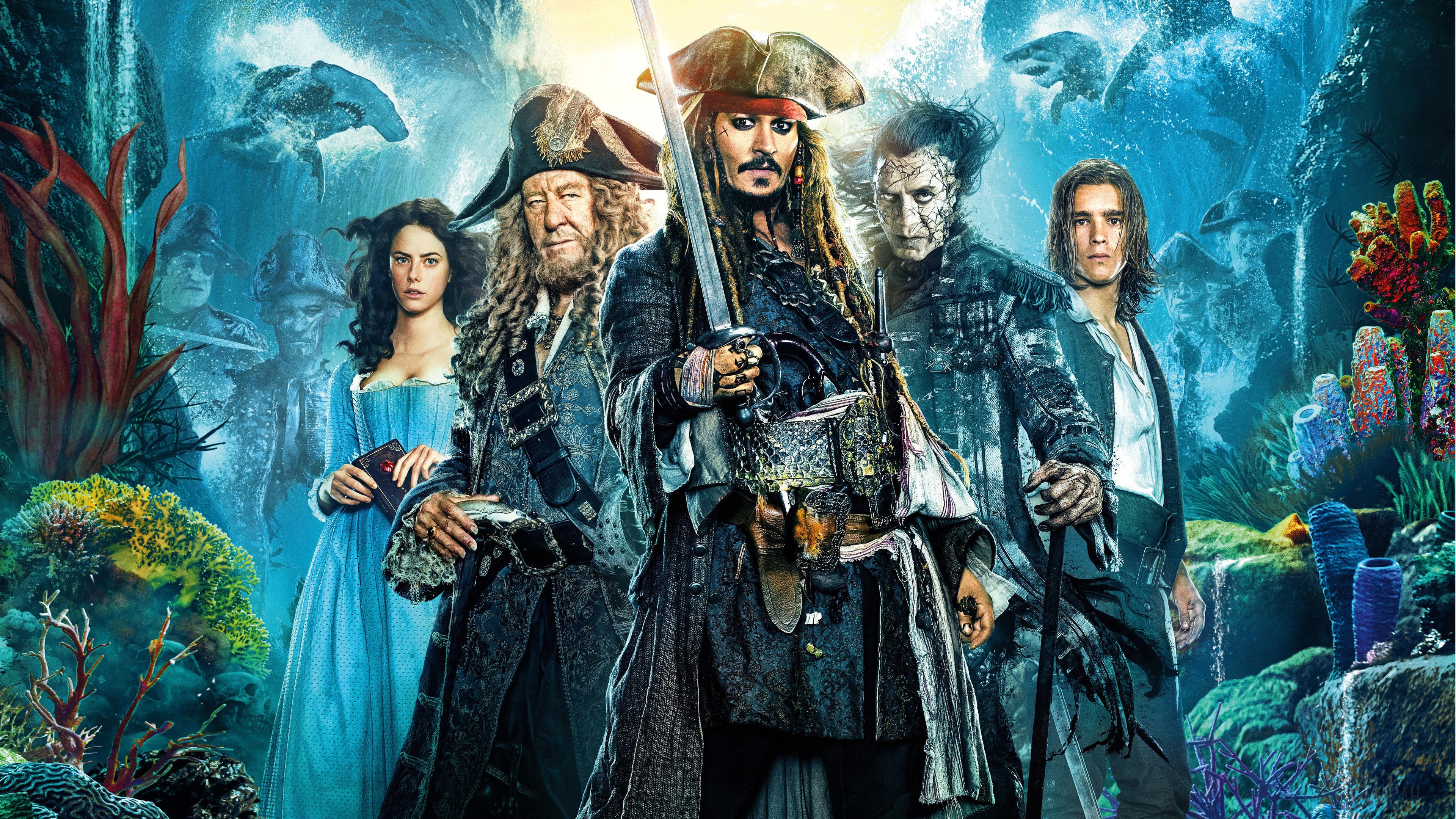 Pirates of the Caribbean: Dead Men Tell No Tales 4K HD Wallpaper