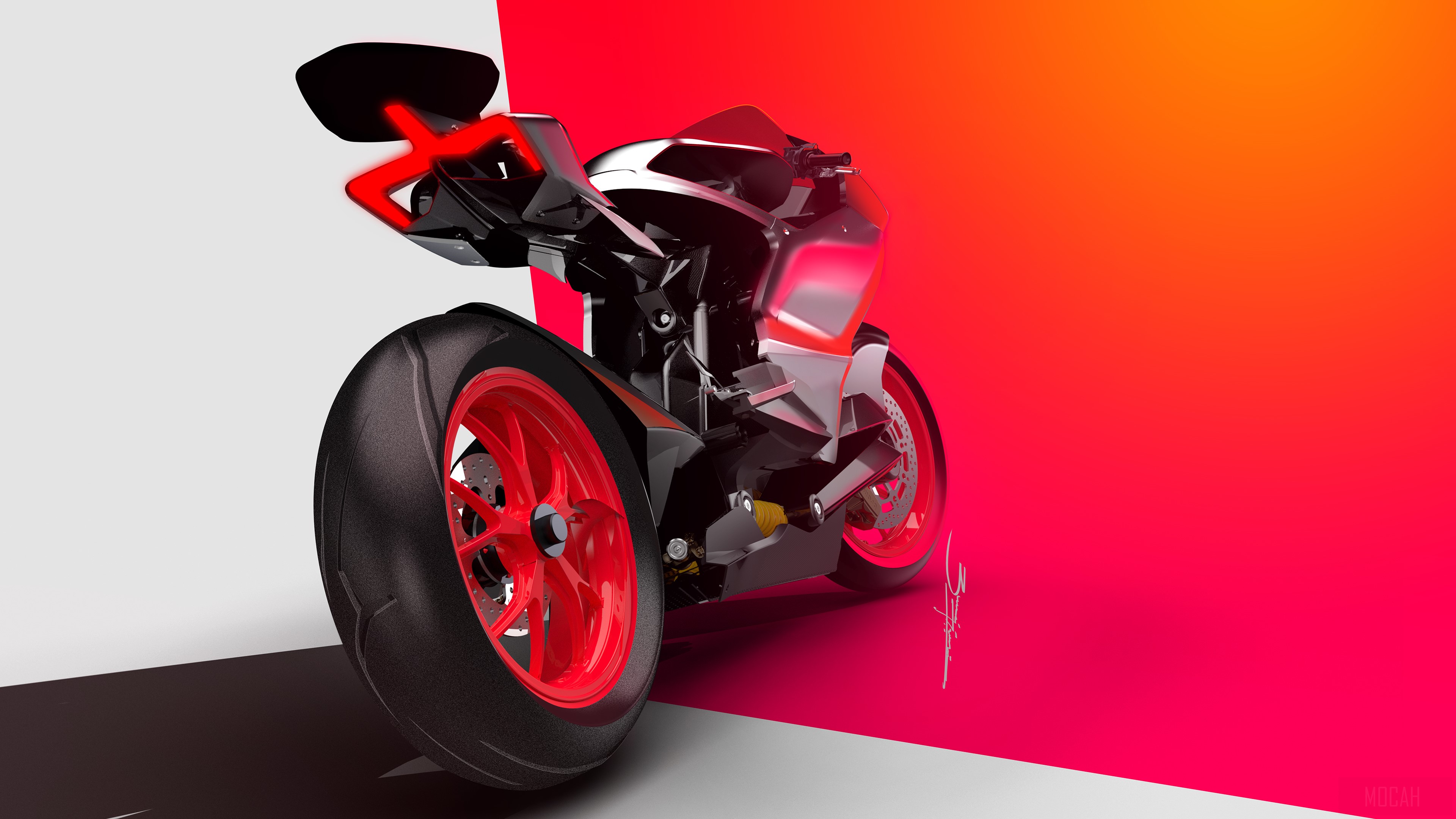 Ducati Zero Electric 2020 Motorcycle Rear 4K HD Wallpaper