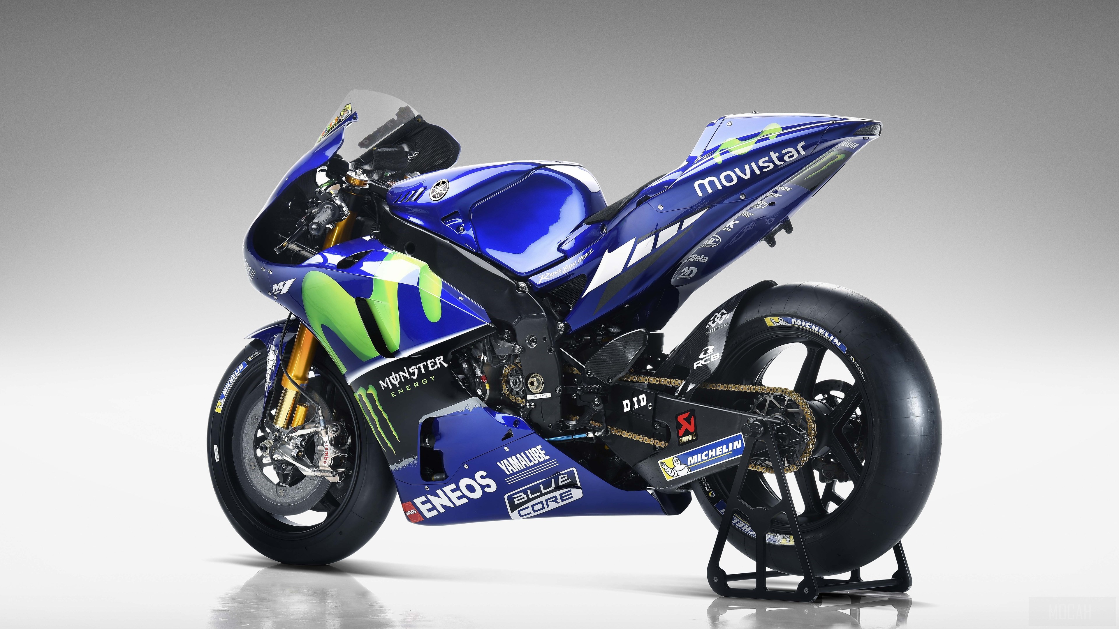 Movistar Yamaha MotoGP Yamaha YZR M1 4K HD Wallpaper
