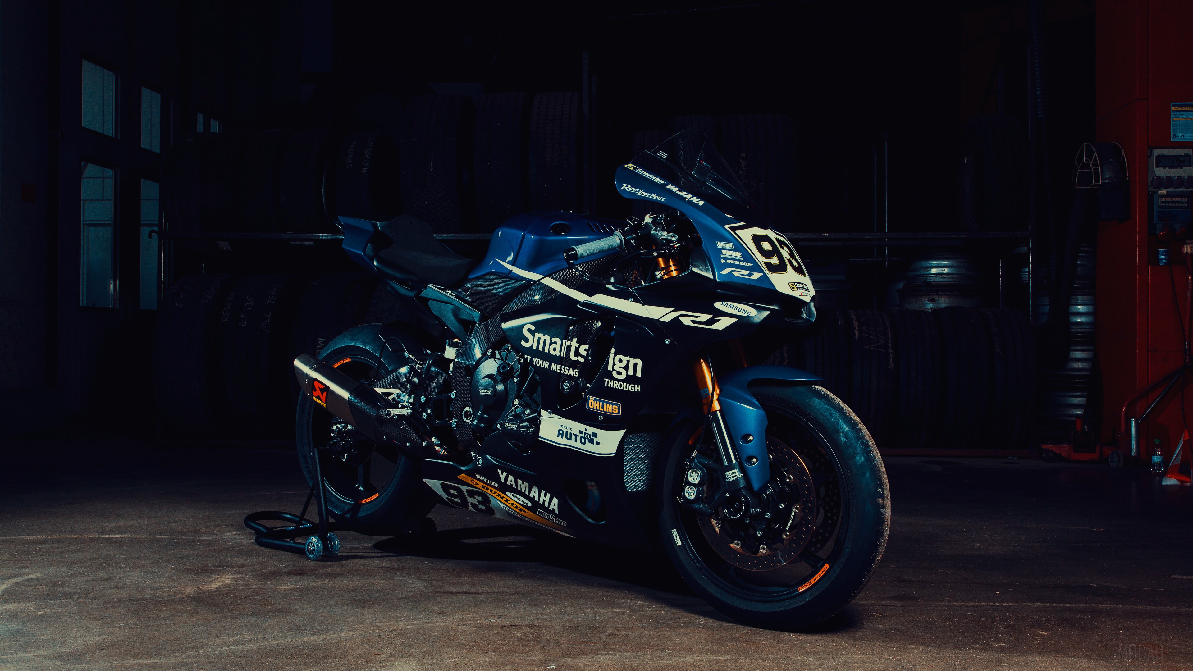 Fredrik Ericsson Yamaha R1 Motorcycle 4K HD Wallpaper