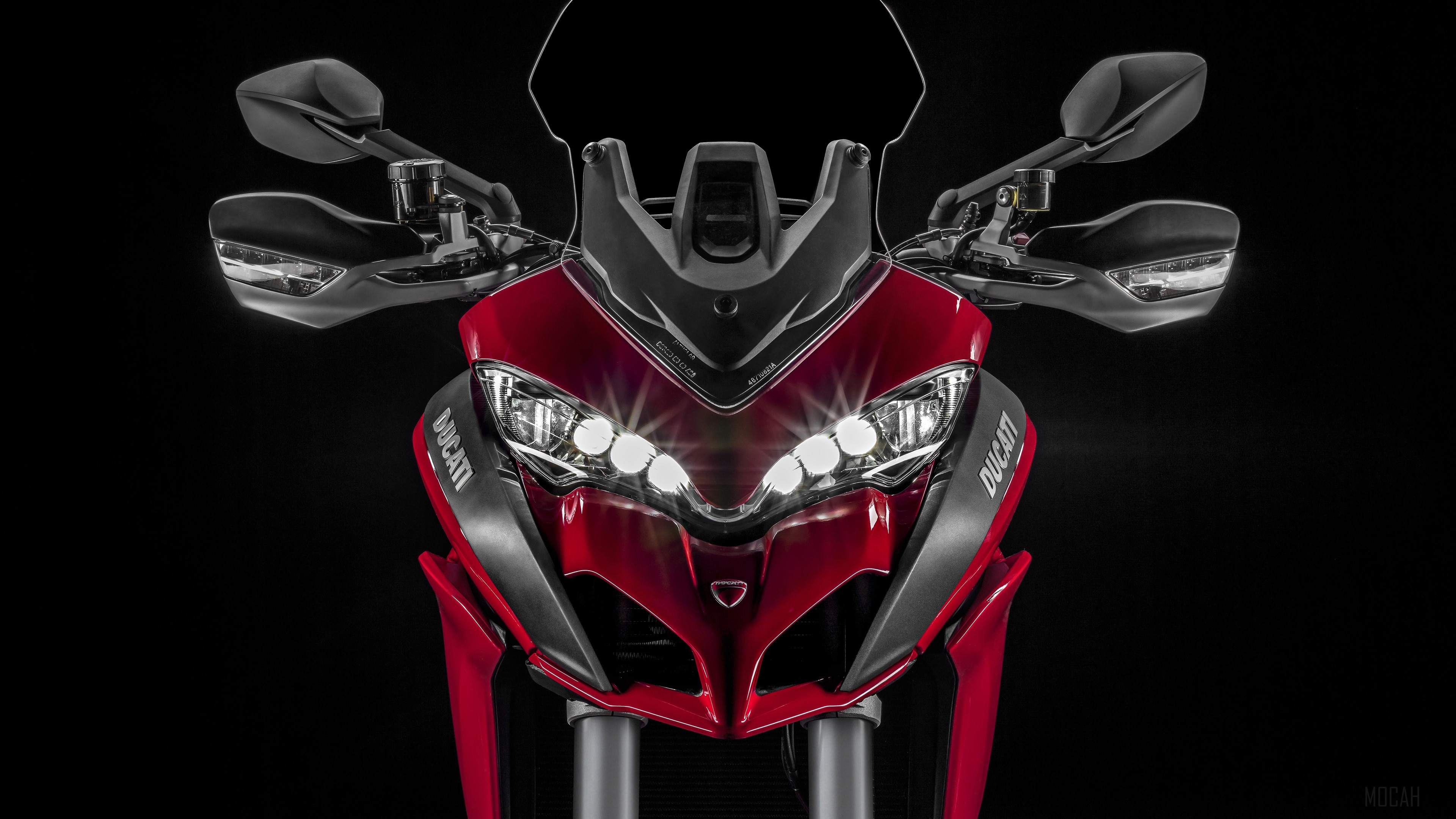 Ducati Multistrada 1200S Motorcycle Front View 4K HD Wallpaper