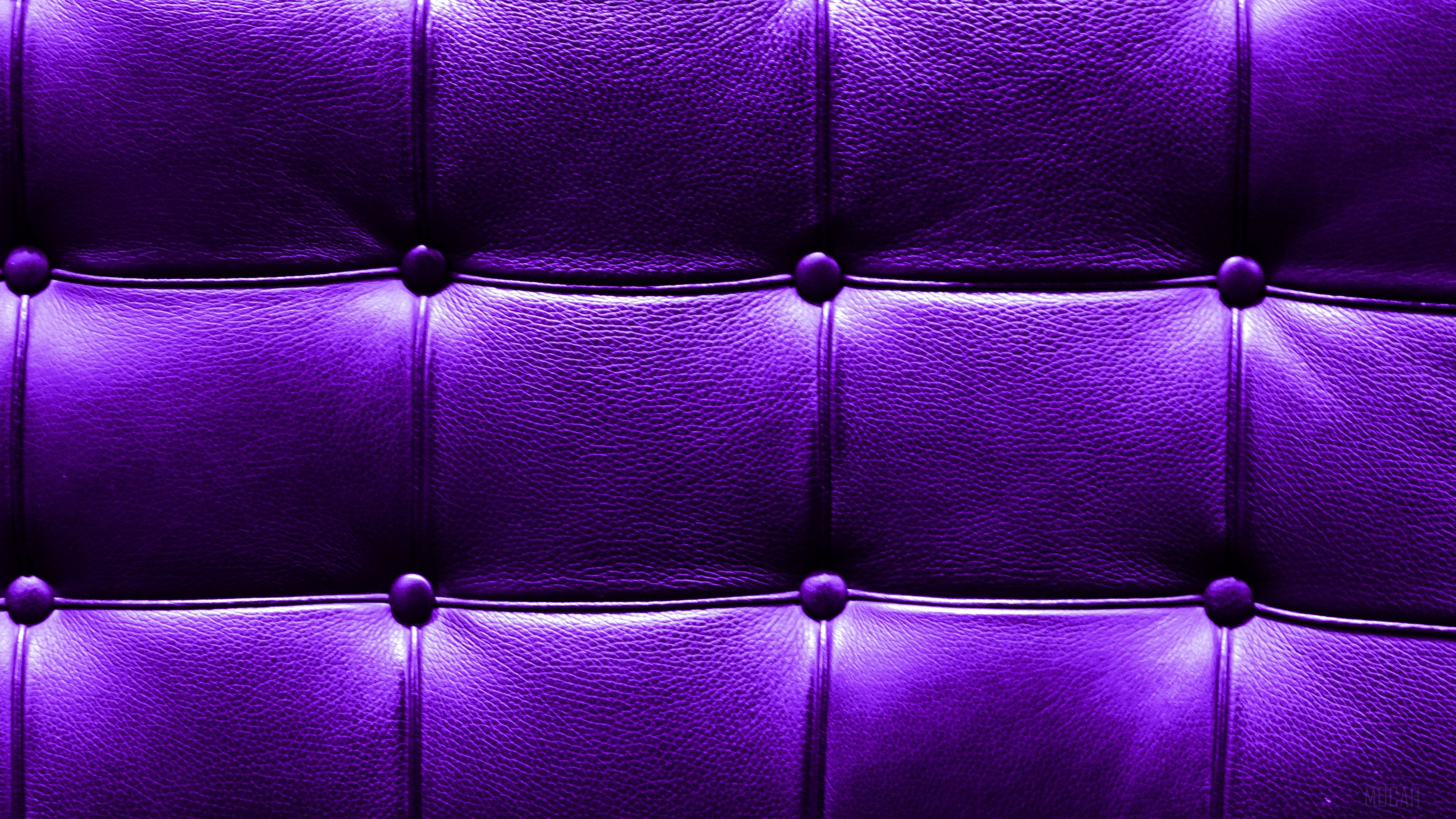 Violet tufted leather texture 4K HD Wallpaper
