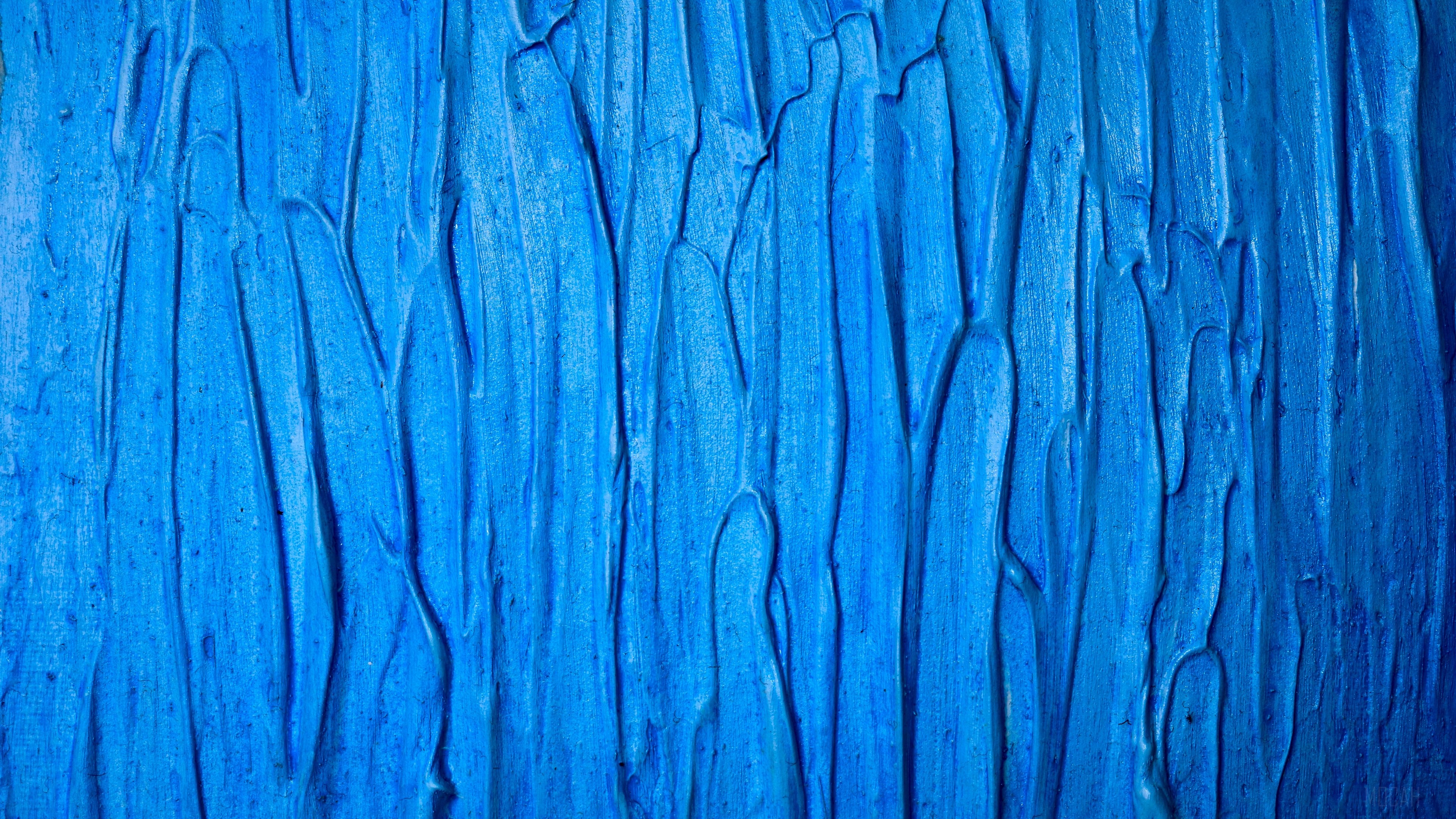 Blue Textured Paint Surface 4K HD Wallpaper