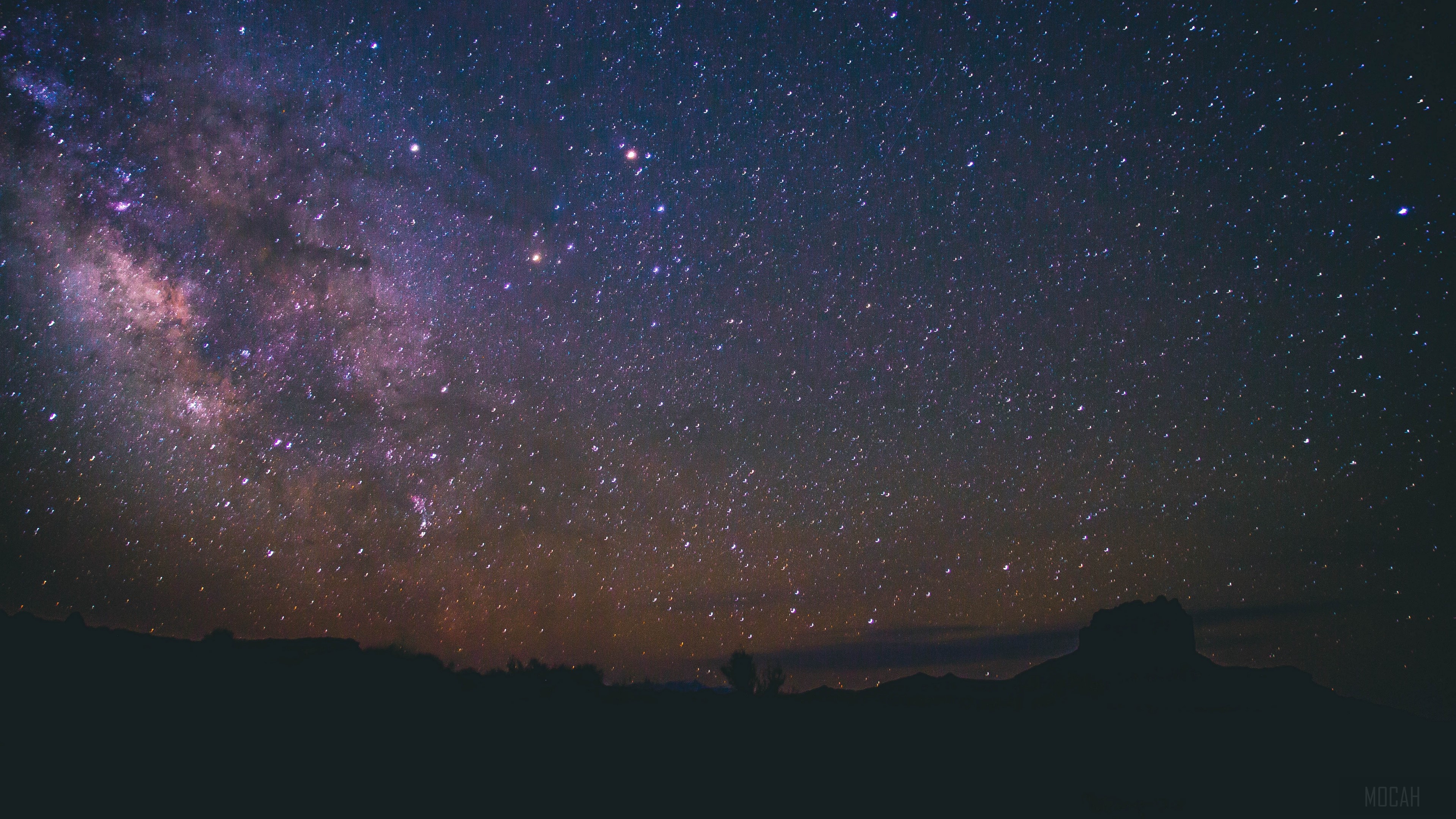 starry sky universe galaxy HD Wallpaper